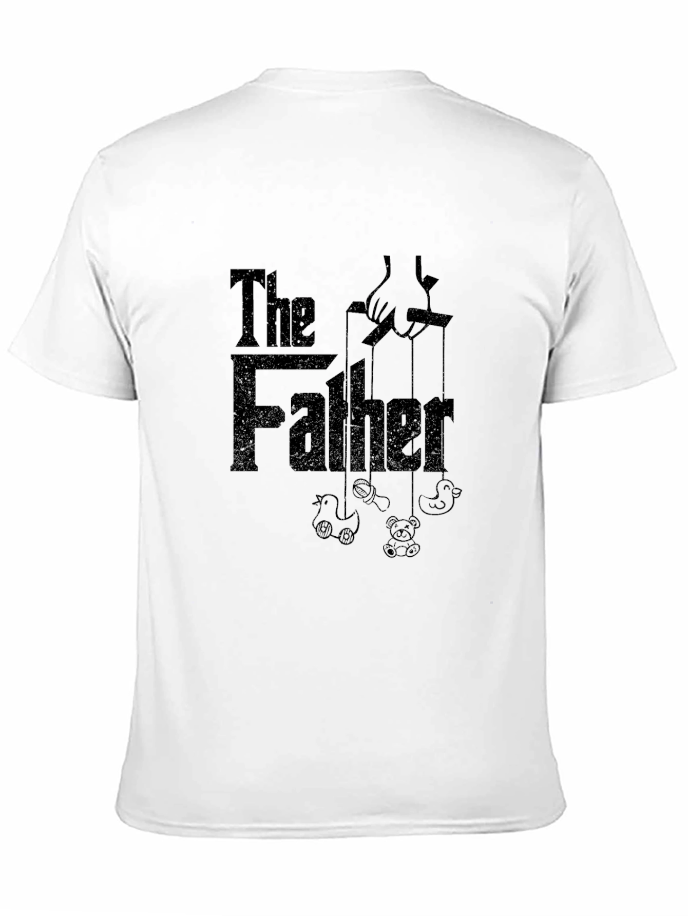 Black The Father T-Shirt - Dark Humor Dad Tee view 11