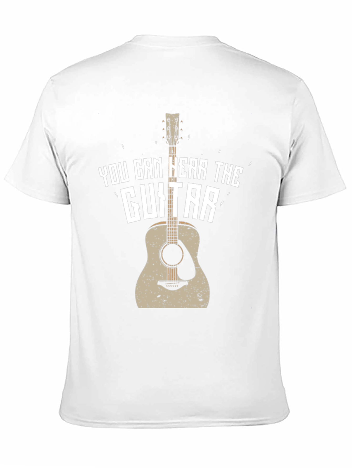 Black You Can Hear The Guitar T-Shirt view 11