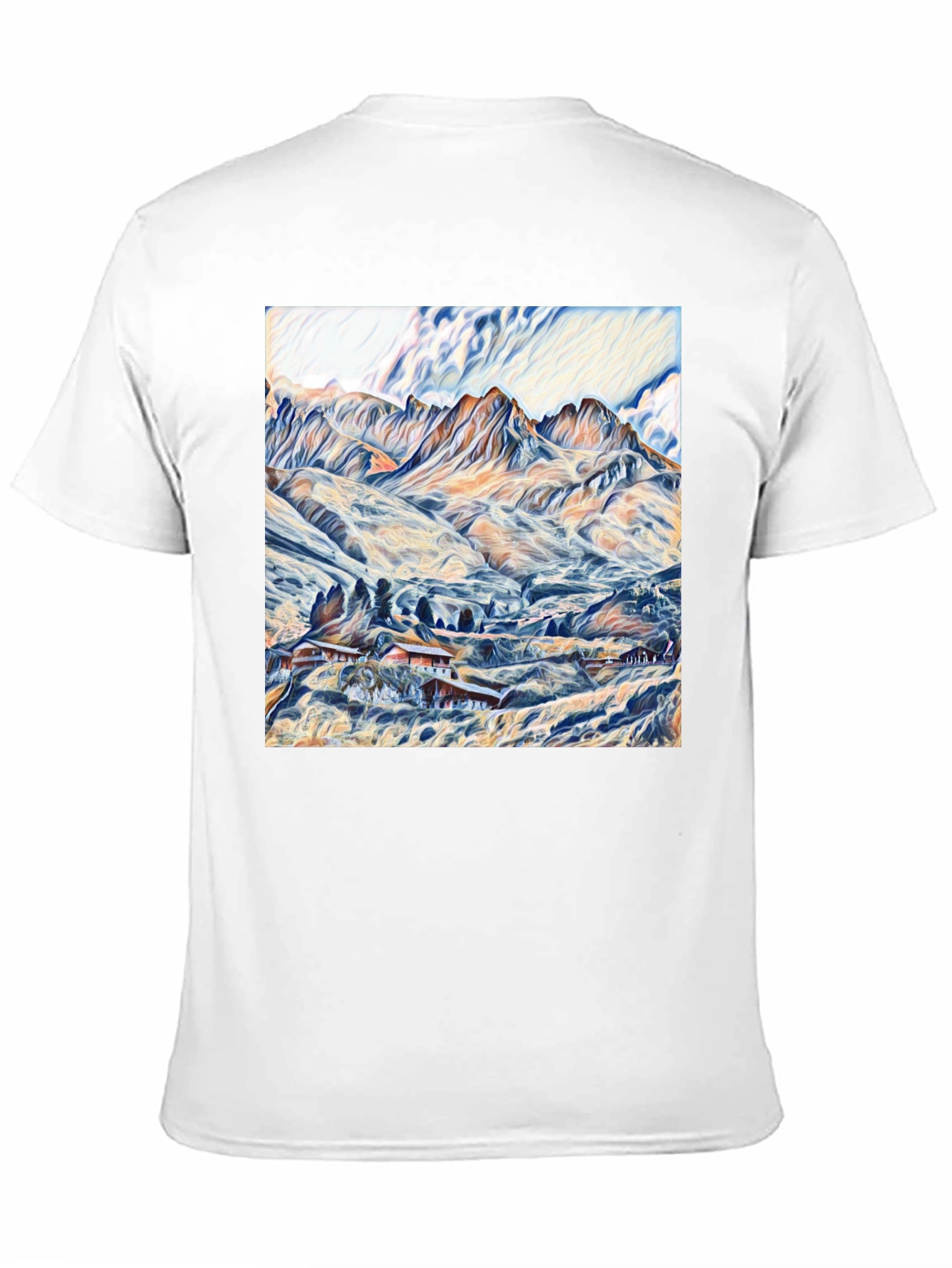 Black Mountain Vista Graphic Tee - Artistic Design view 11