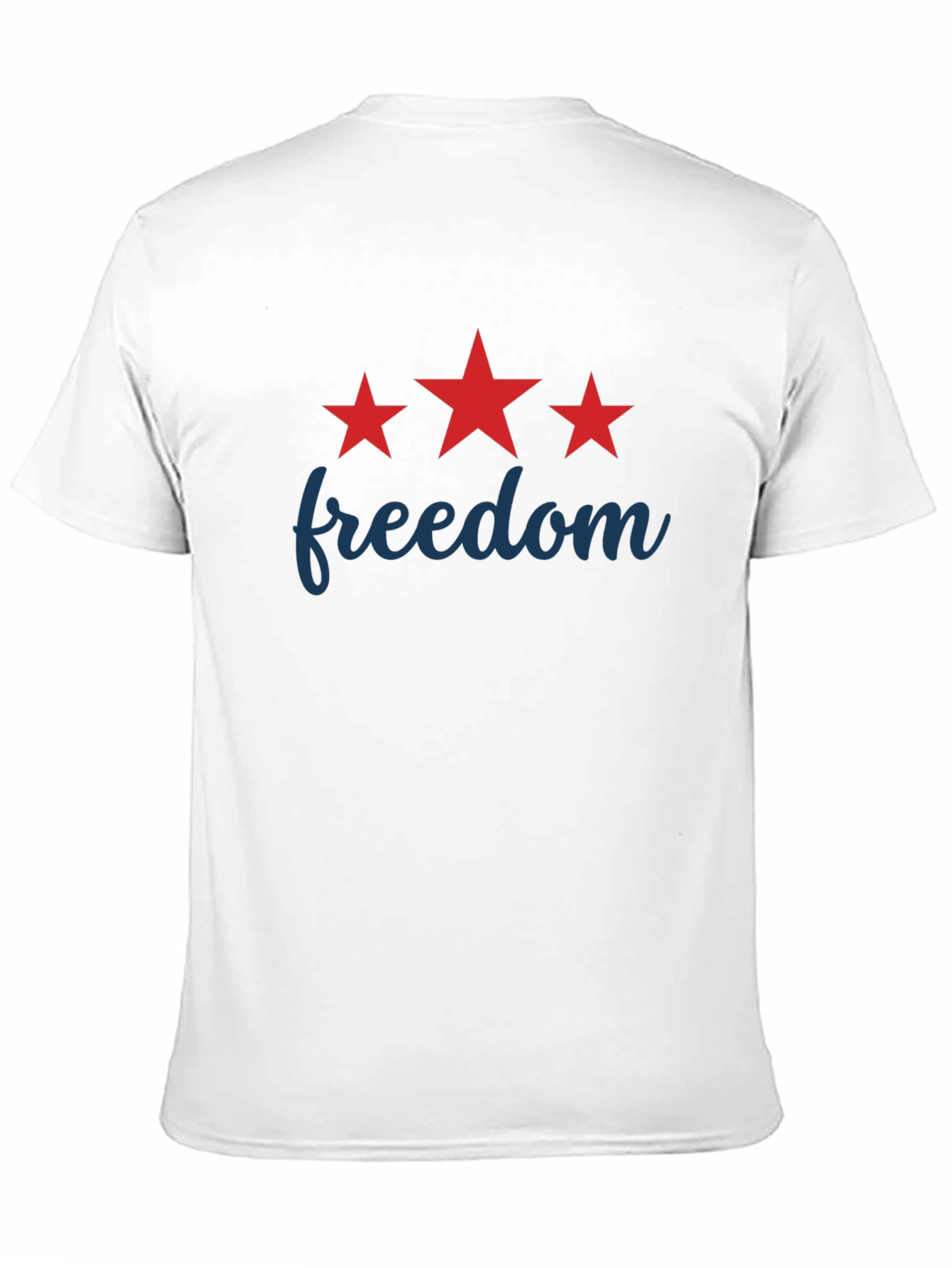 Black Freedom Star Graphic Tee - Patriotic Style view 11