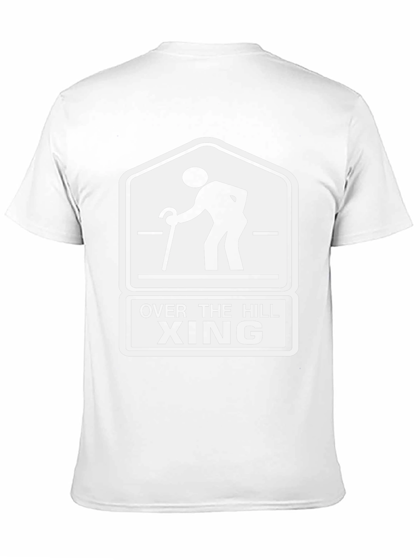 Black Over The Hill Xing Graphic T-Shirt - Black Cotton Blend view 11