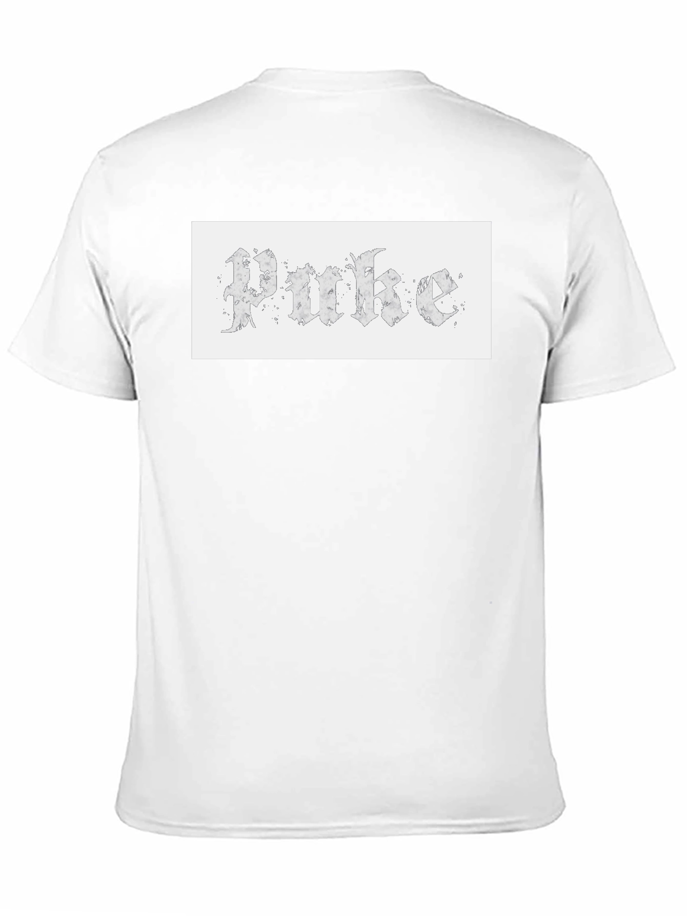 Black Gothic Text Tee - Unique Design, Casual Wear view 11