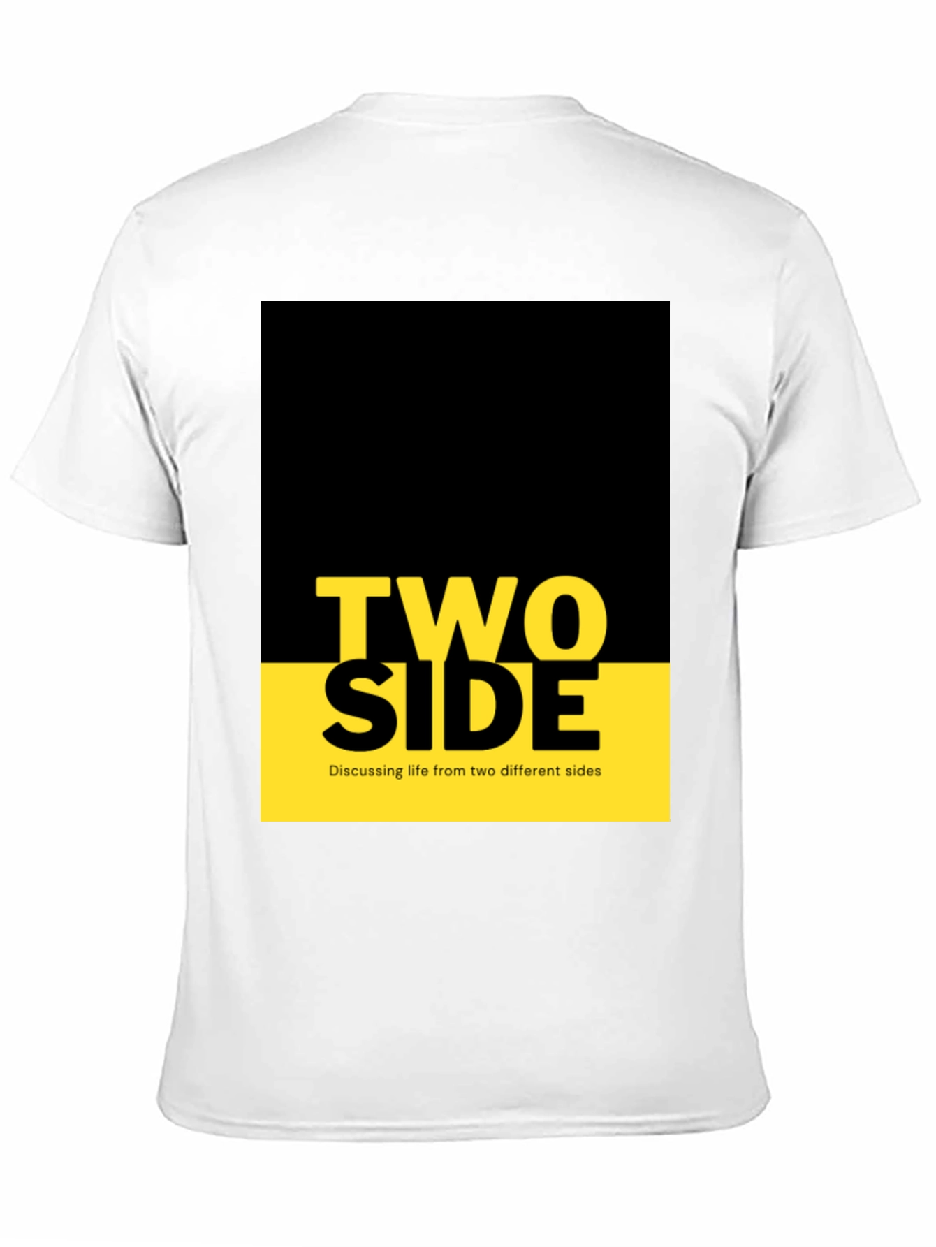 Black Two Side Graphic Tee - Discussing Life view 11