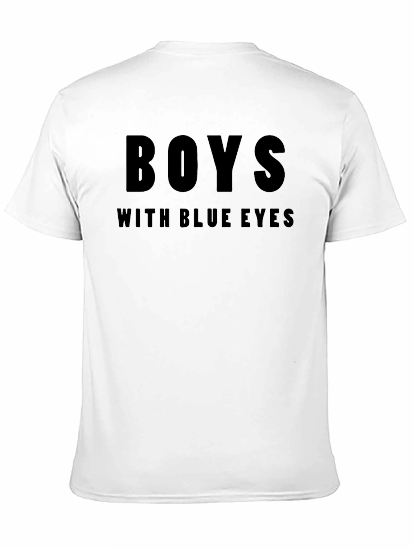 Black Boys With Blue Eyes Black T-Shirt view 11