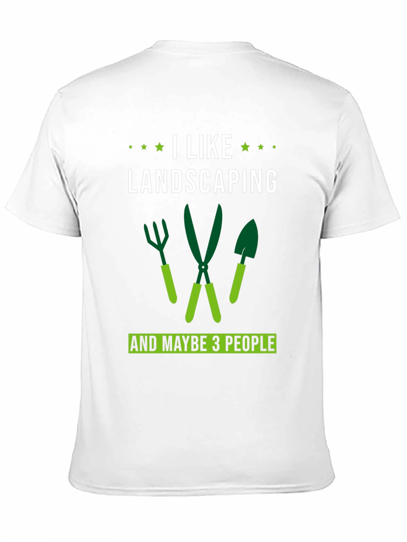 Black I Like Landscaping T-Shirt - Gardening Tee view 11