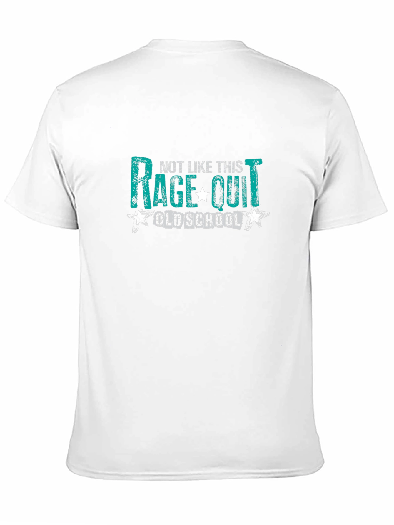 Black Rage Quit Old School Graphic T-Shirt view 11