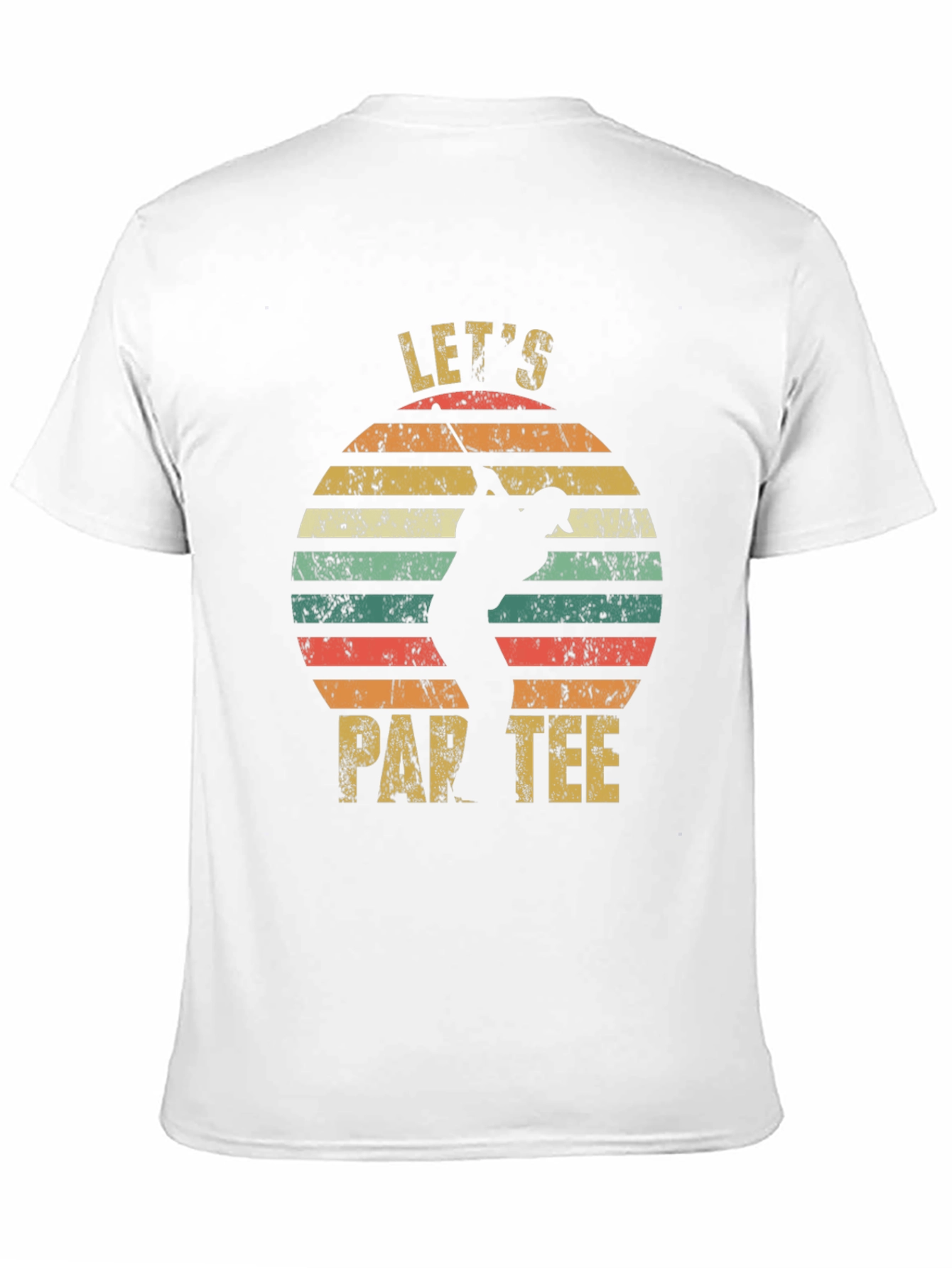 Black Let's Par Tee Golf T-Shirt view 11