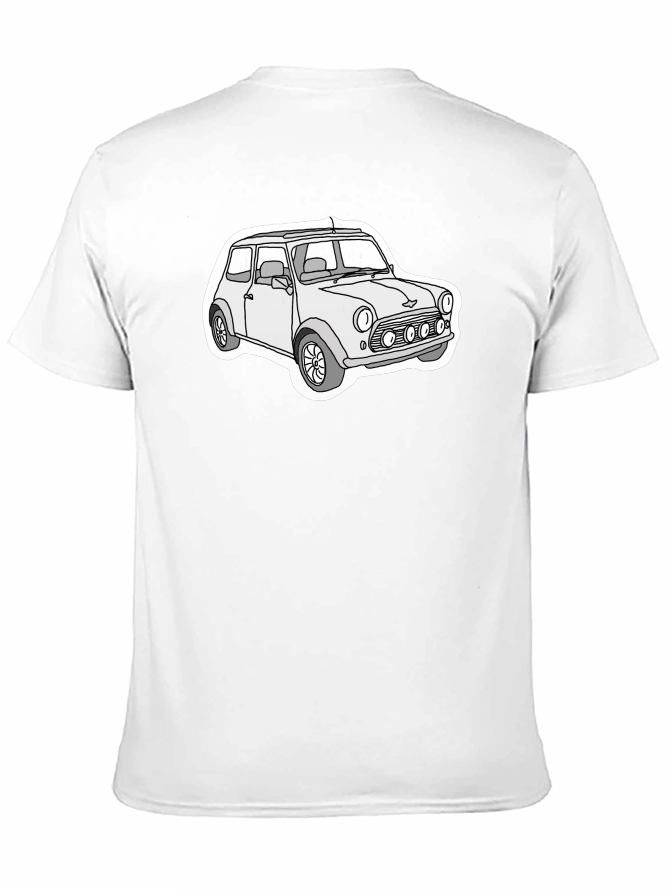 Black Classic Car Graphic Tee - Black view 11