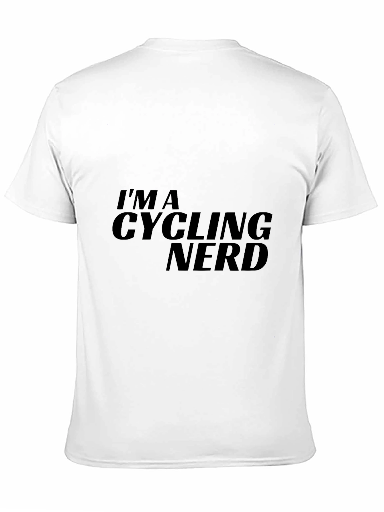 Black Cycling Nerd Graphic T-Shirt view 11