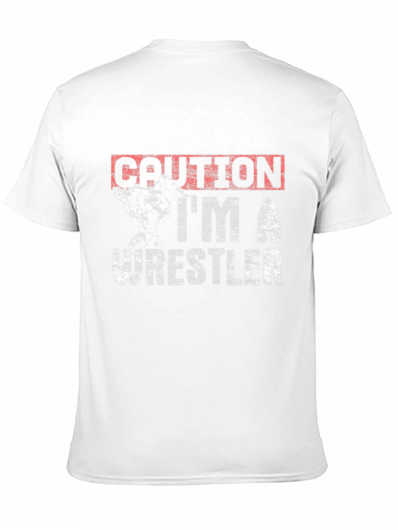 Caution Wrestler Graphic T-Shirt - 11