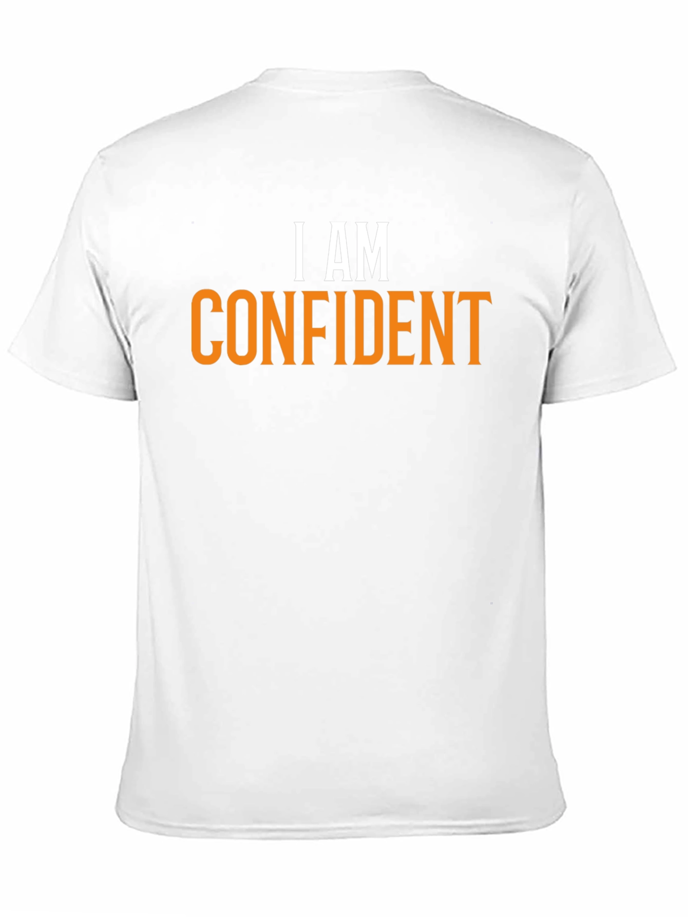 Black Confident Statement Tee - Black Cotton Crew Neck view 11