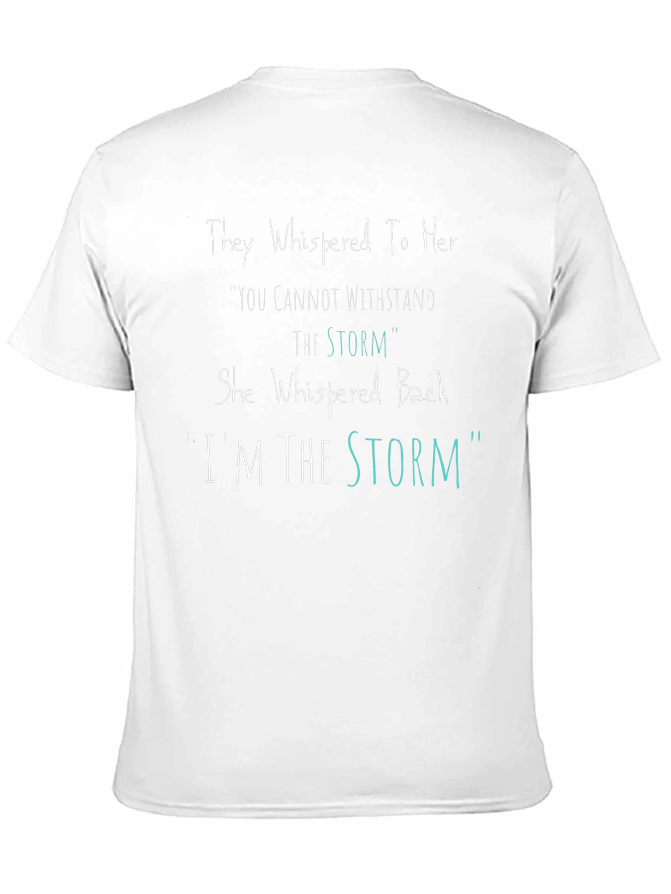 Black Empowered Woman T-Shirt - I'm The Storm view 11
