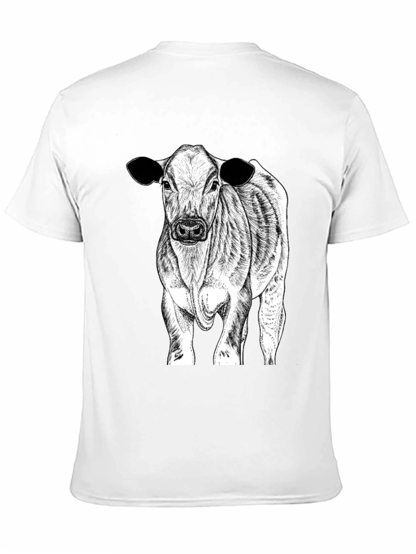 Black Cow Graphic Tee - Black Cotton Blend view 11
