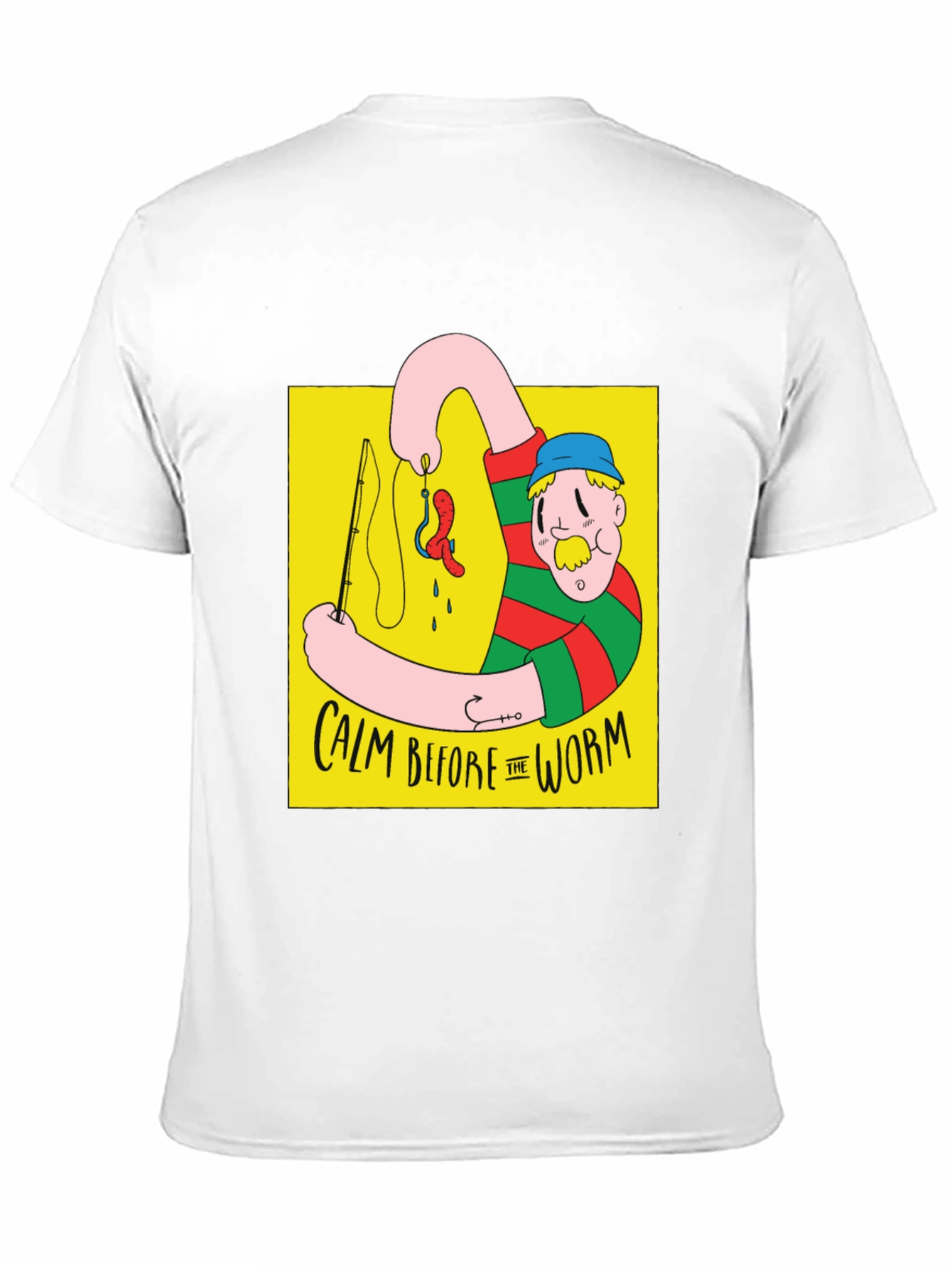 Black Calm Before The Worm Graphic Tee view 11