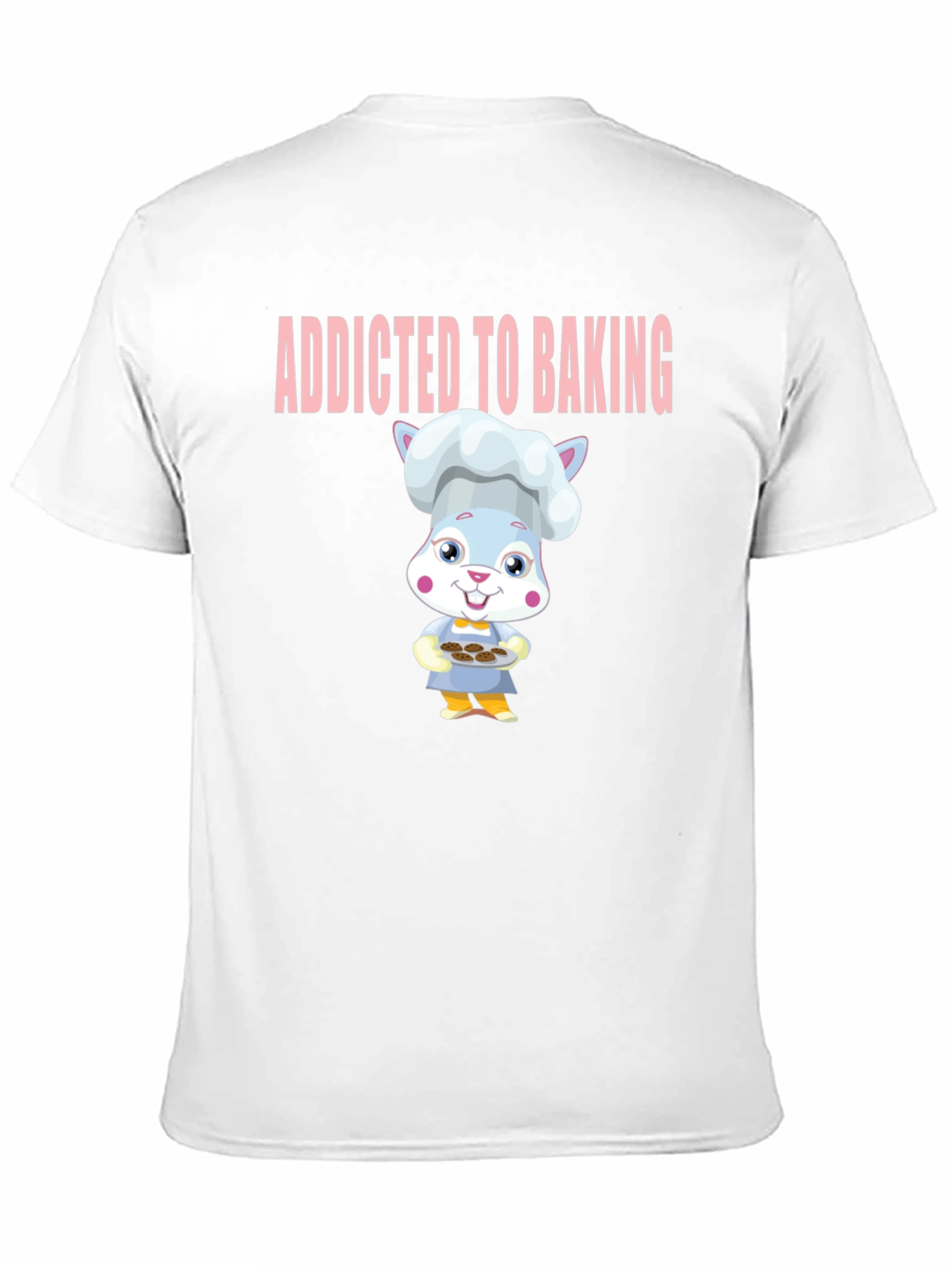 Black Addicted to Baking Unisex T-Shirt  view 11