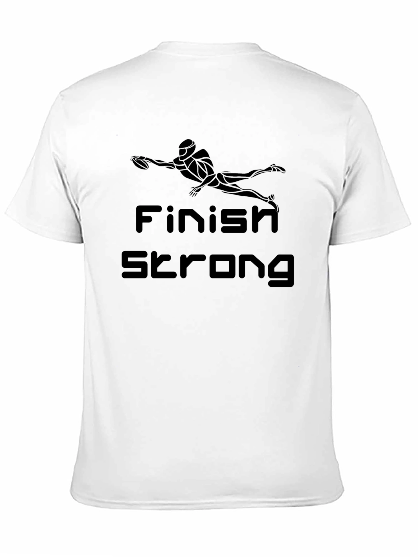 Black Finish Strong Graphic T-Shirt - Black view 11