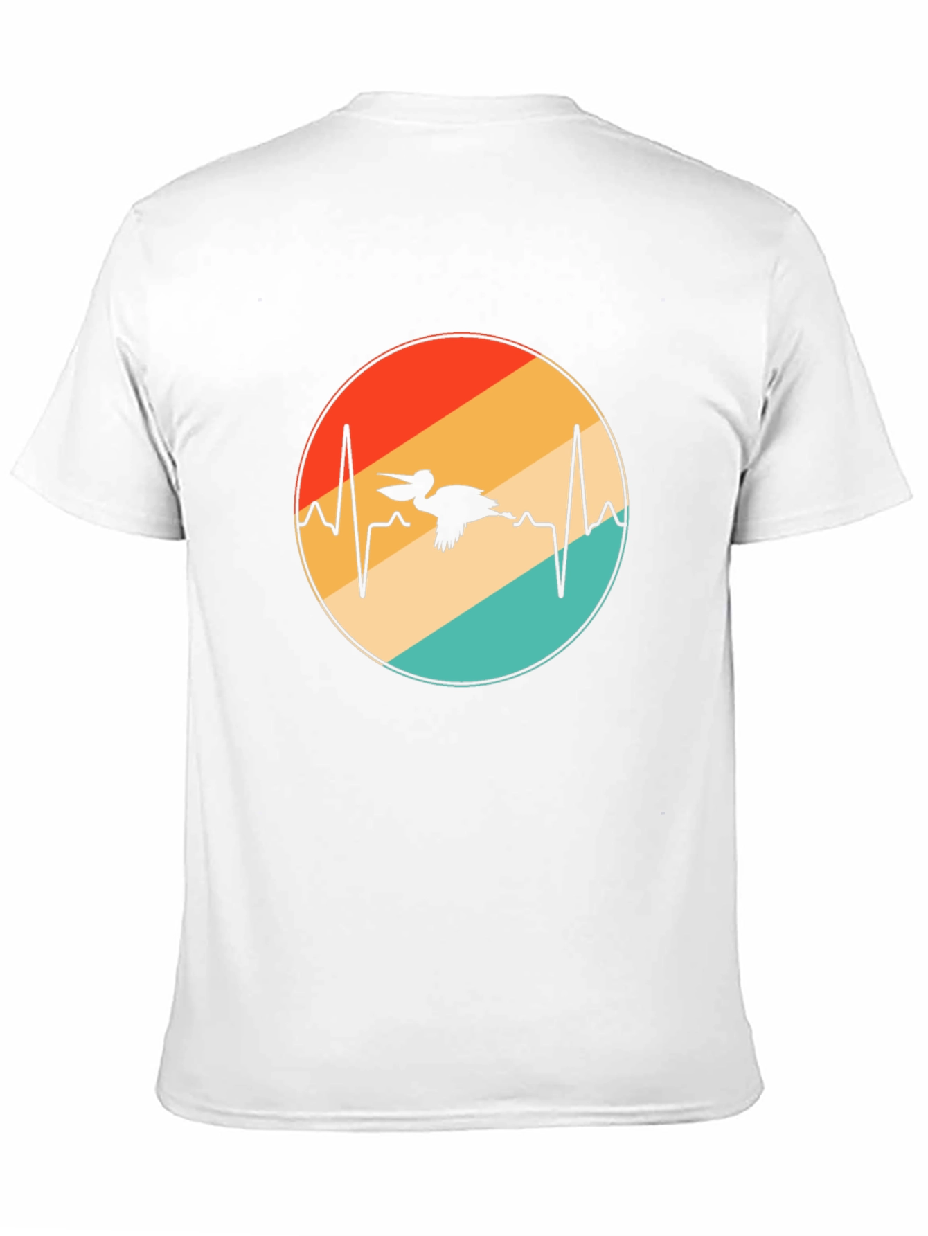 Black Pelican Heartbeat Retro Graphic Tee view 11