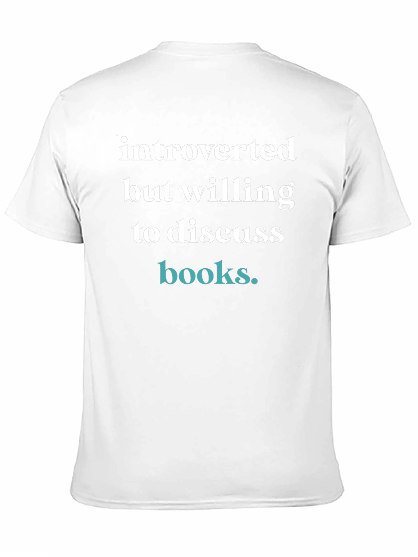 Black Introverted But Willing to Discuss Books T-Shirt view 11