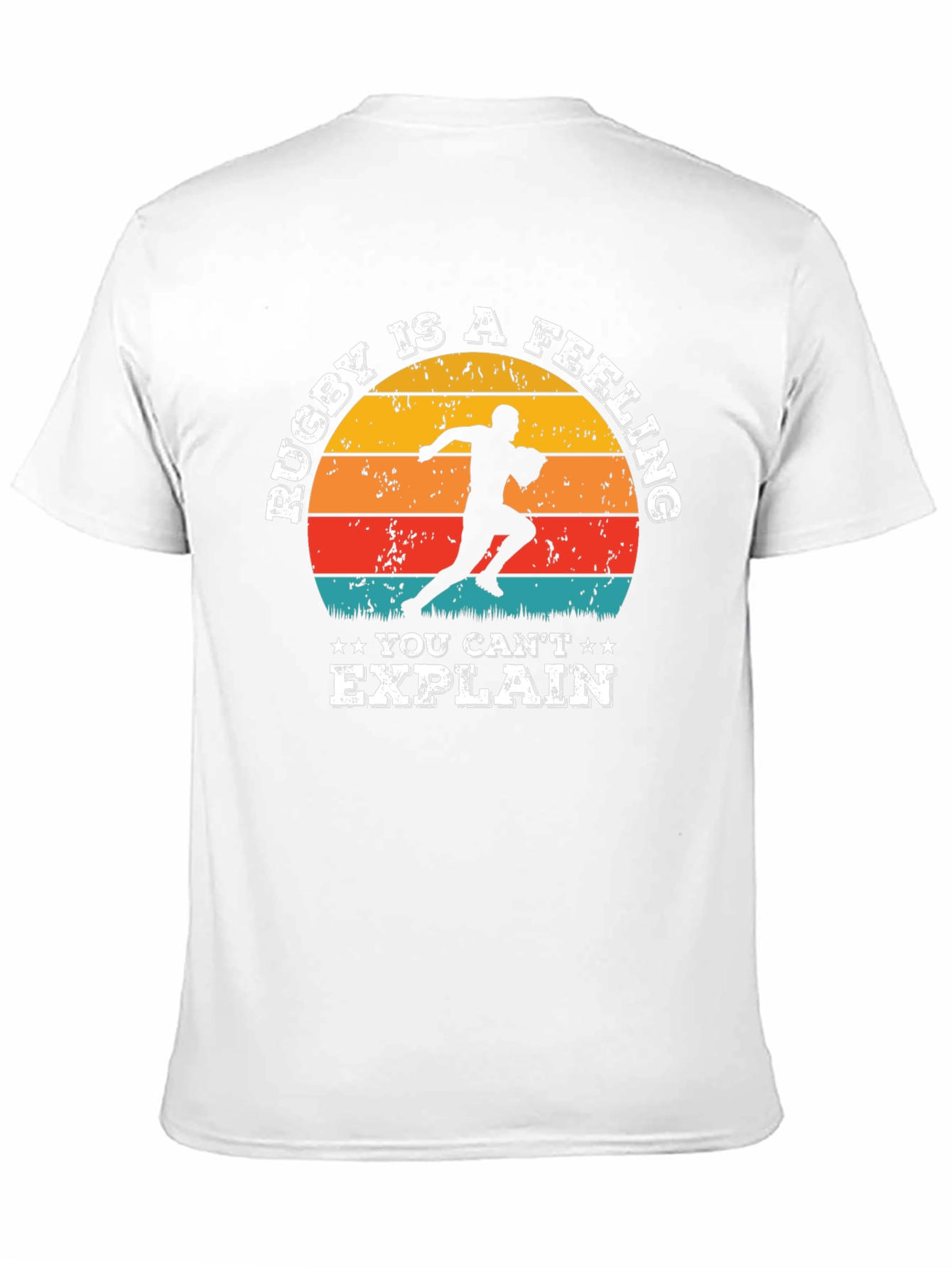 Black Rugby Is a Feeling T-Shirt - Retro Style view 11