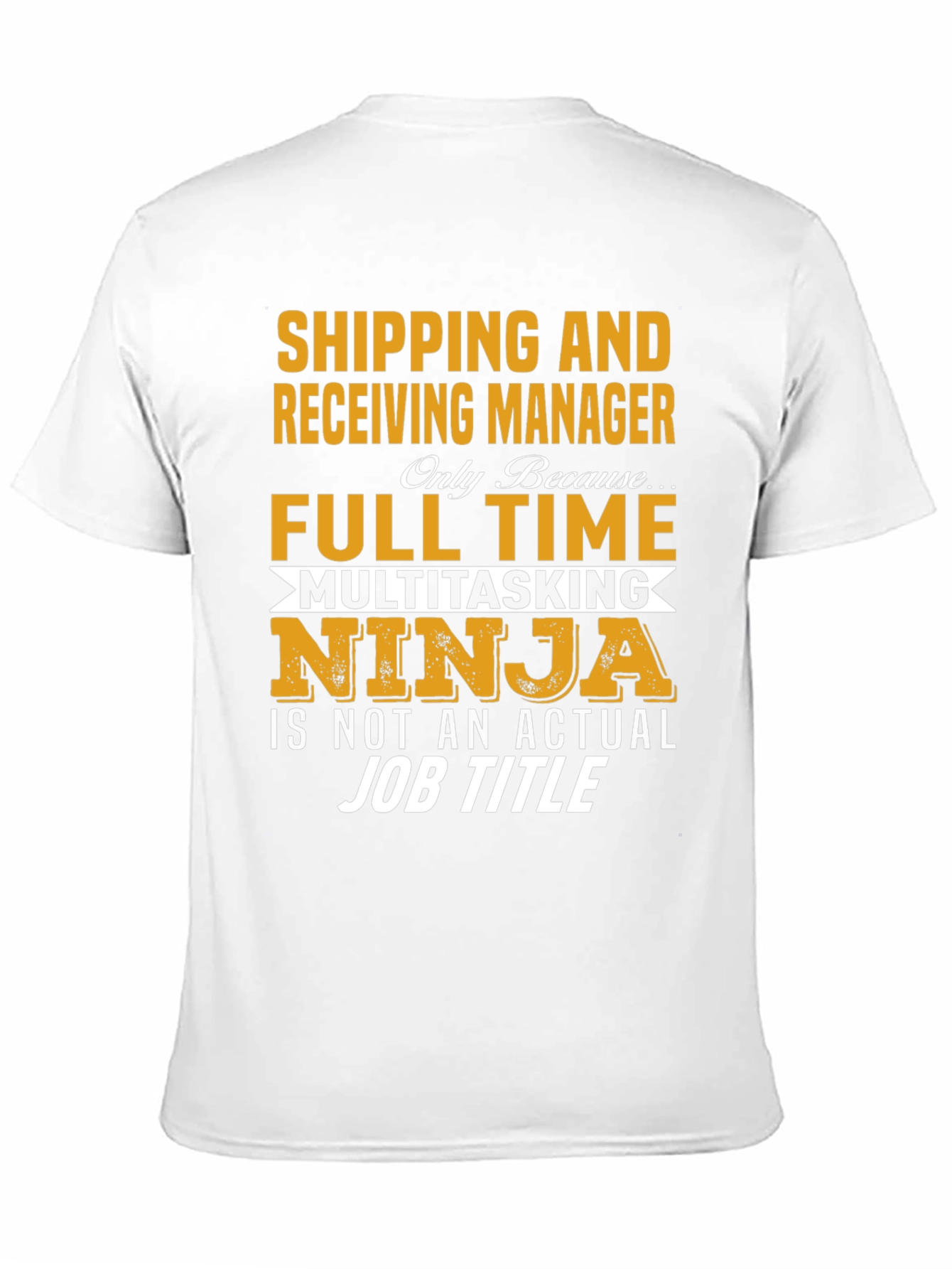 Black Shipping Manager Ninja Graphic Tee view 11