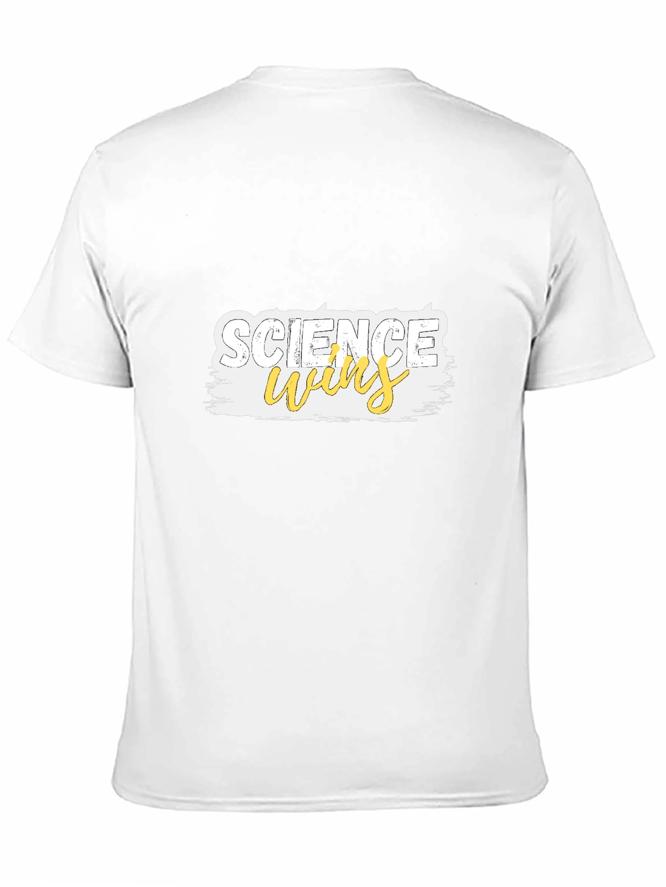 Black Science Wins Graphic T-Shirt - Black Cotton Tee view 11