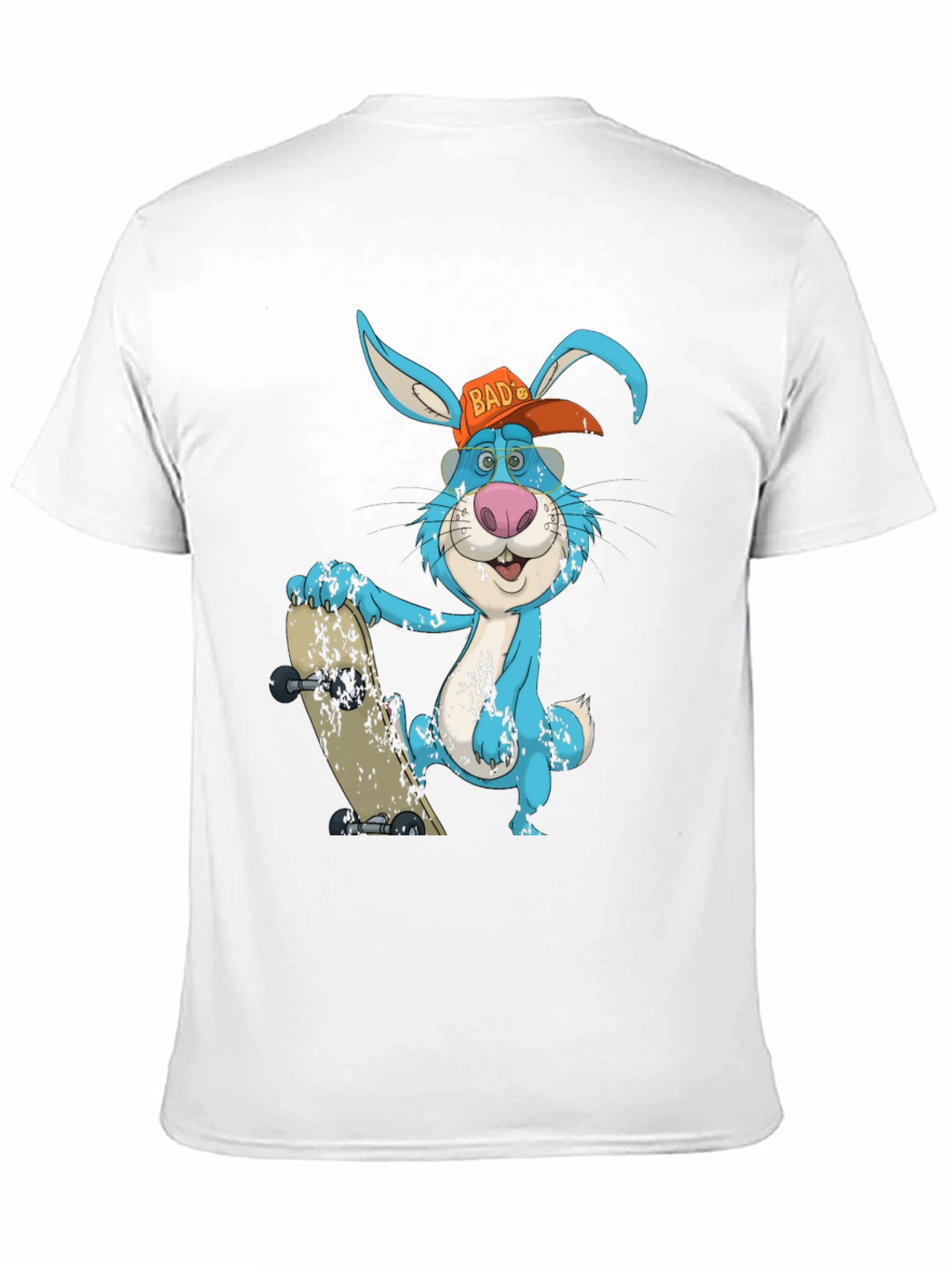 Black Bad Bunny Skater T-Shirt view 11