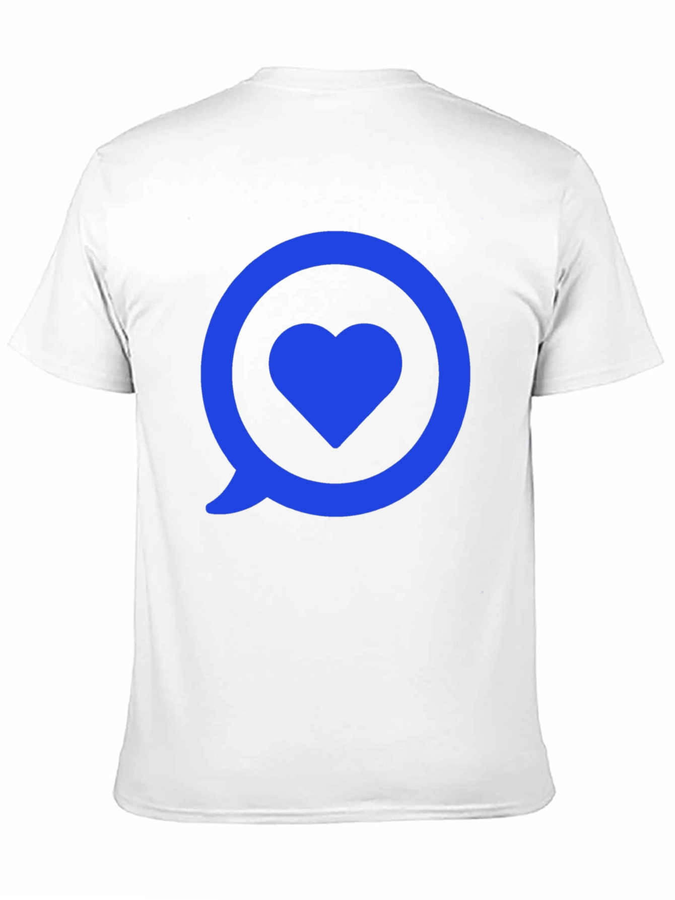 Black Heart in Speech Bubble Graphic Tee - Modern Style view 11