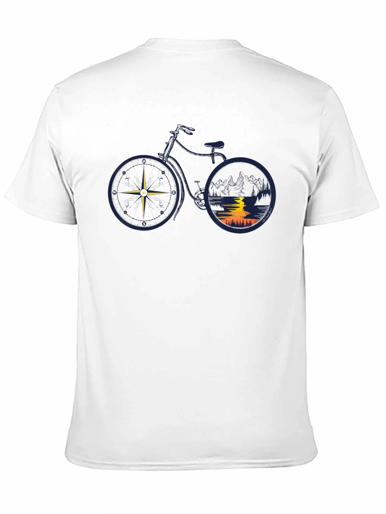 Black Nature Bike Graphic Tee - Adventure Awaits! view 11