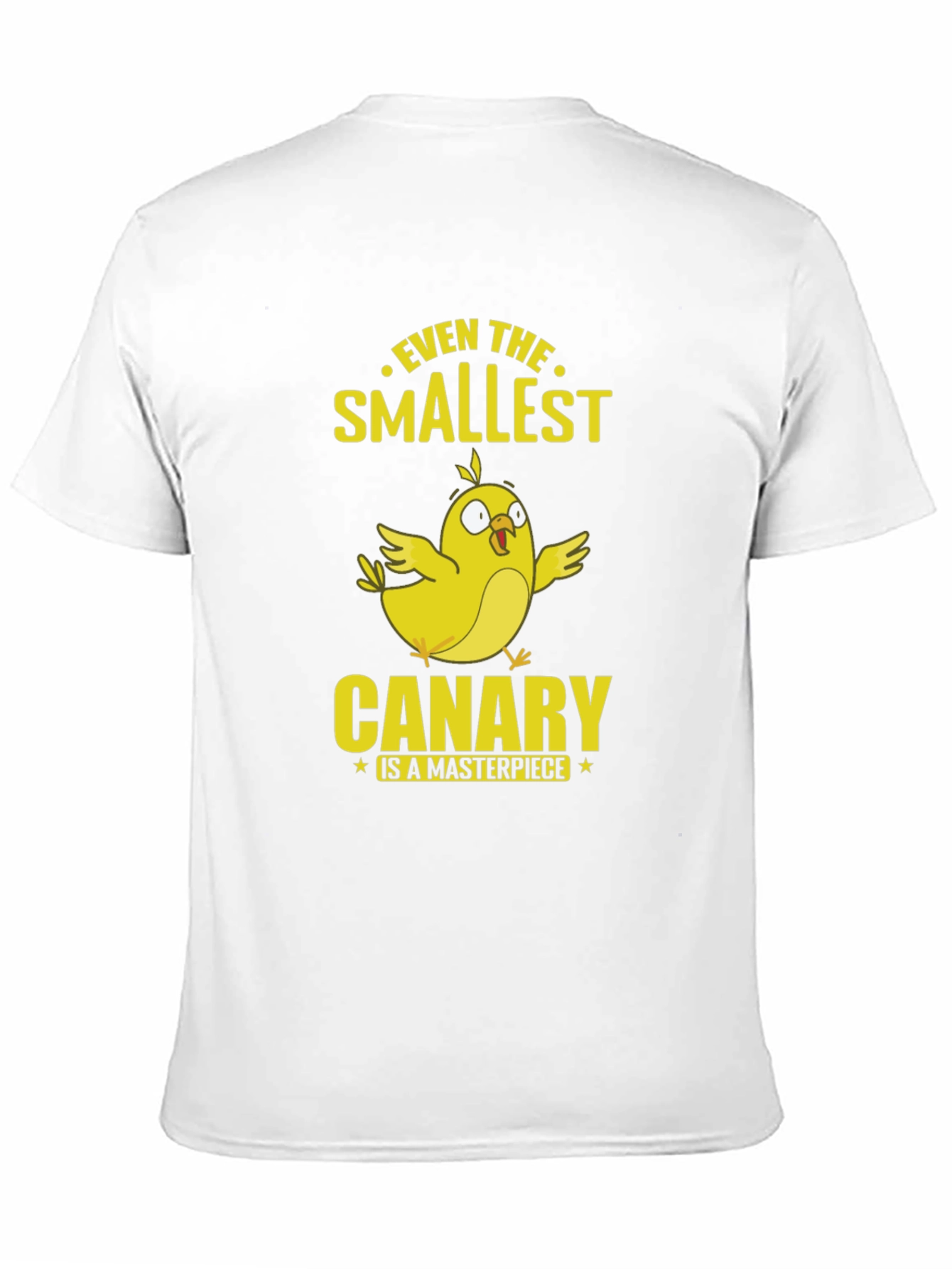 Black Smallest Canary Masterpiece Black T-Shirt view 11
