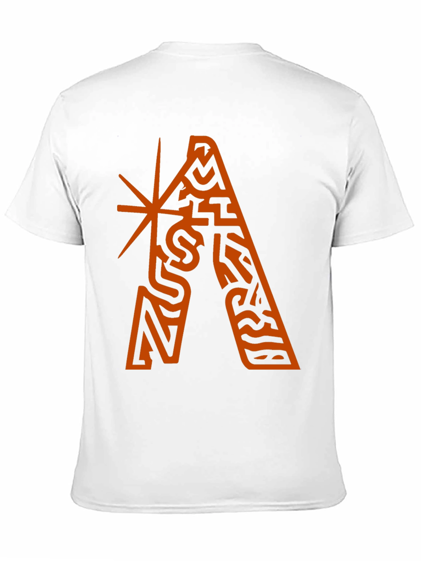 Black Abstract Graphic Tee - Black view 11