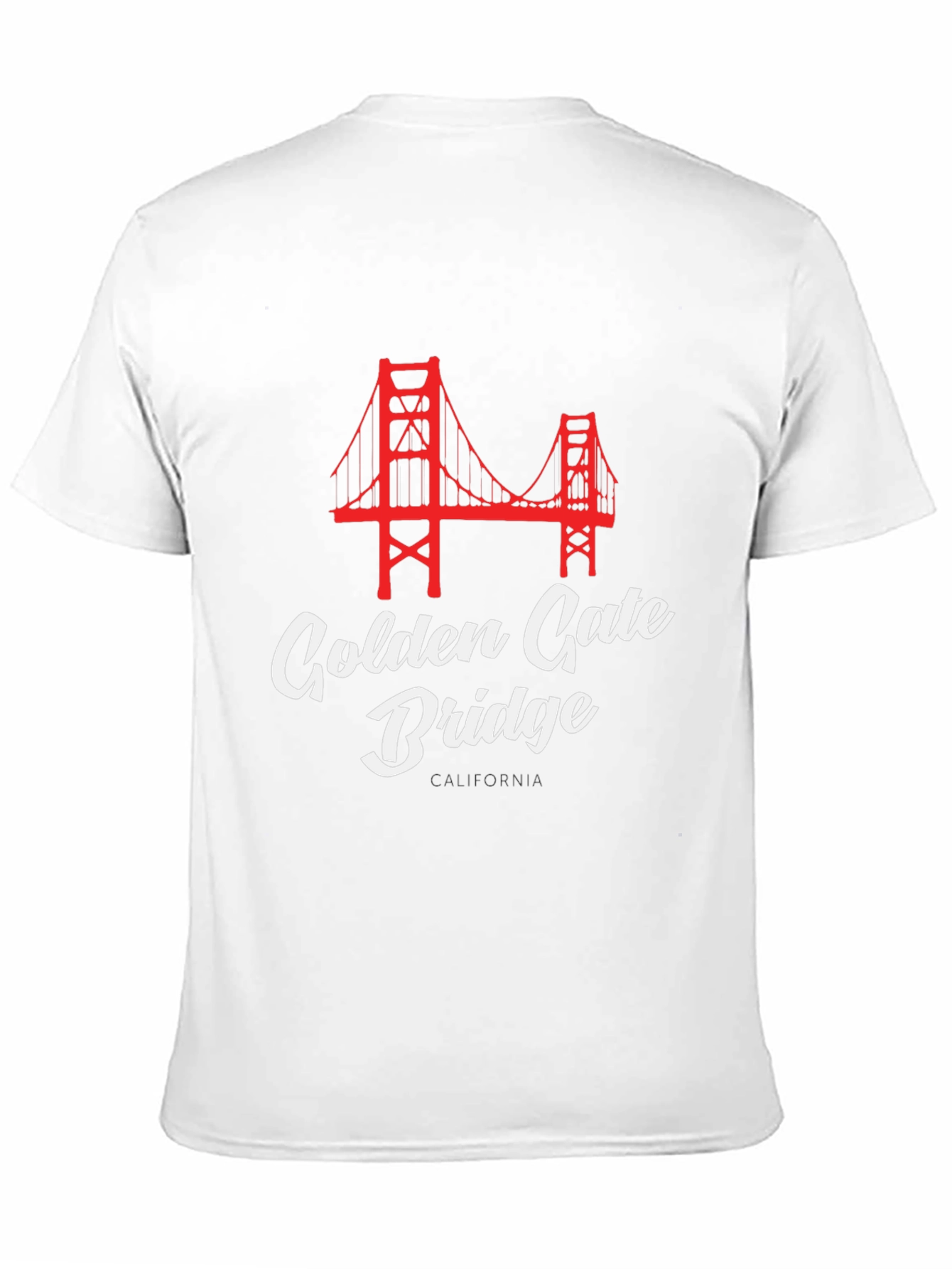 Black Golden Gate Bridge Graphic Tee view 11