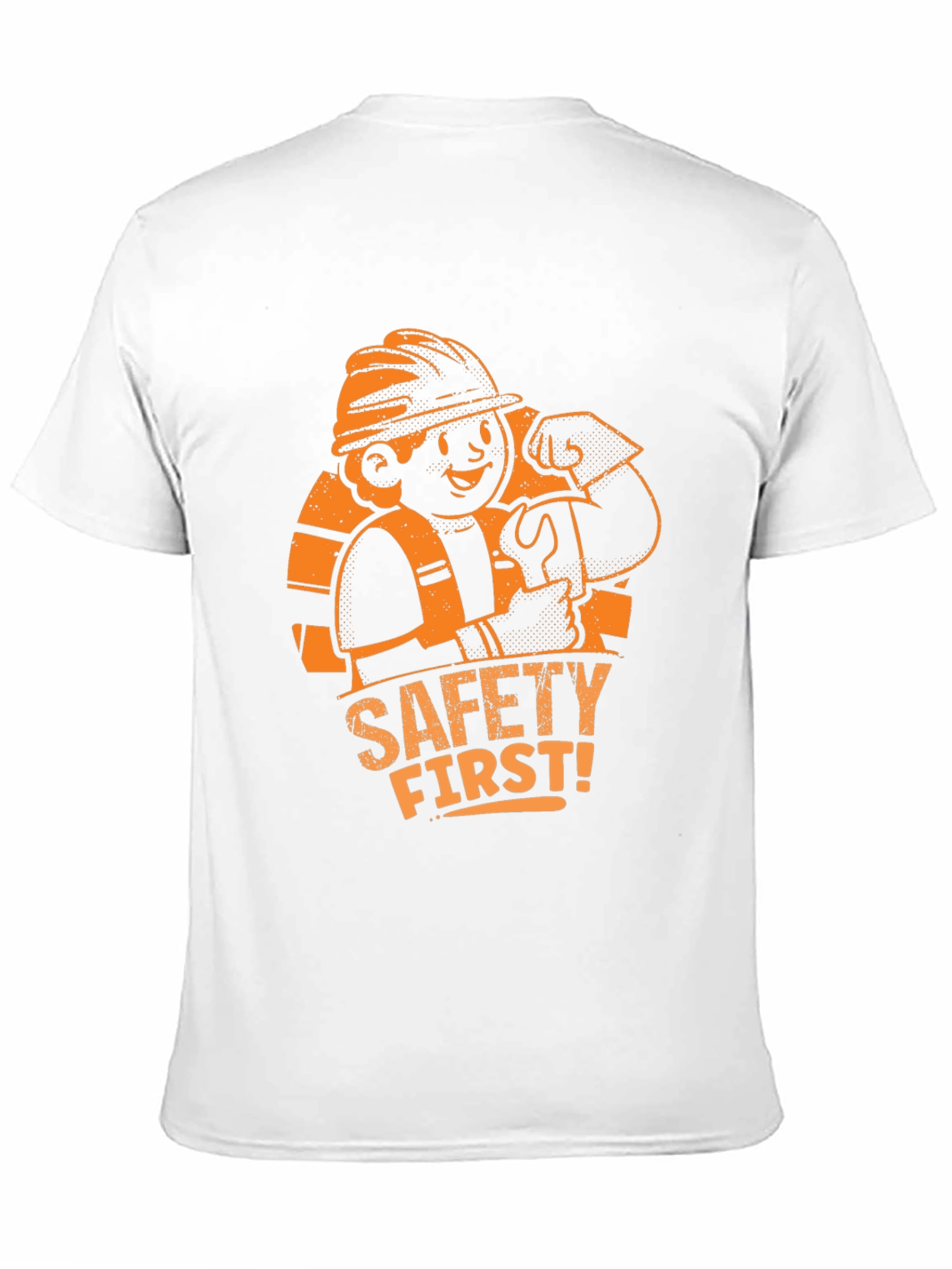 Black Safety First! Graphic T-Shirt view 11
