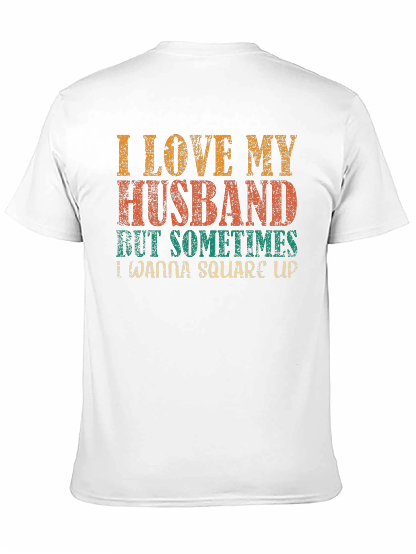 Black I Love My Husband Novelty Graphic Tee view 11