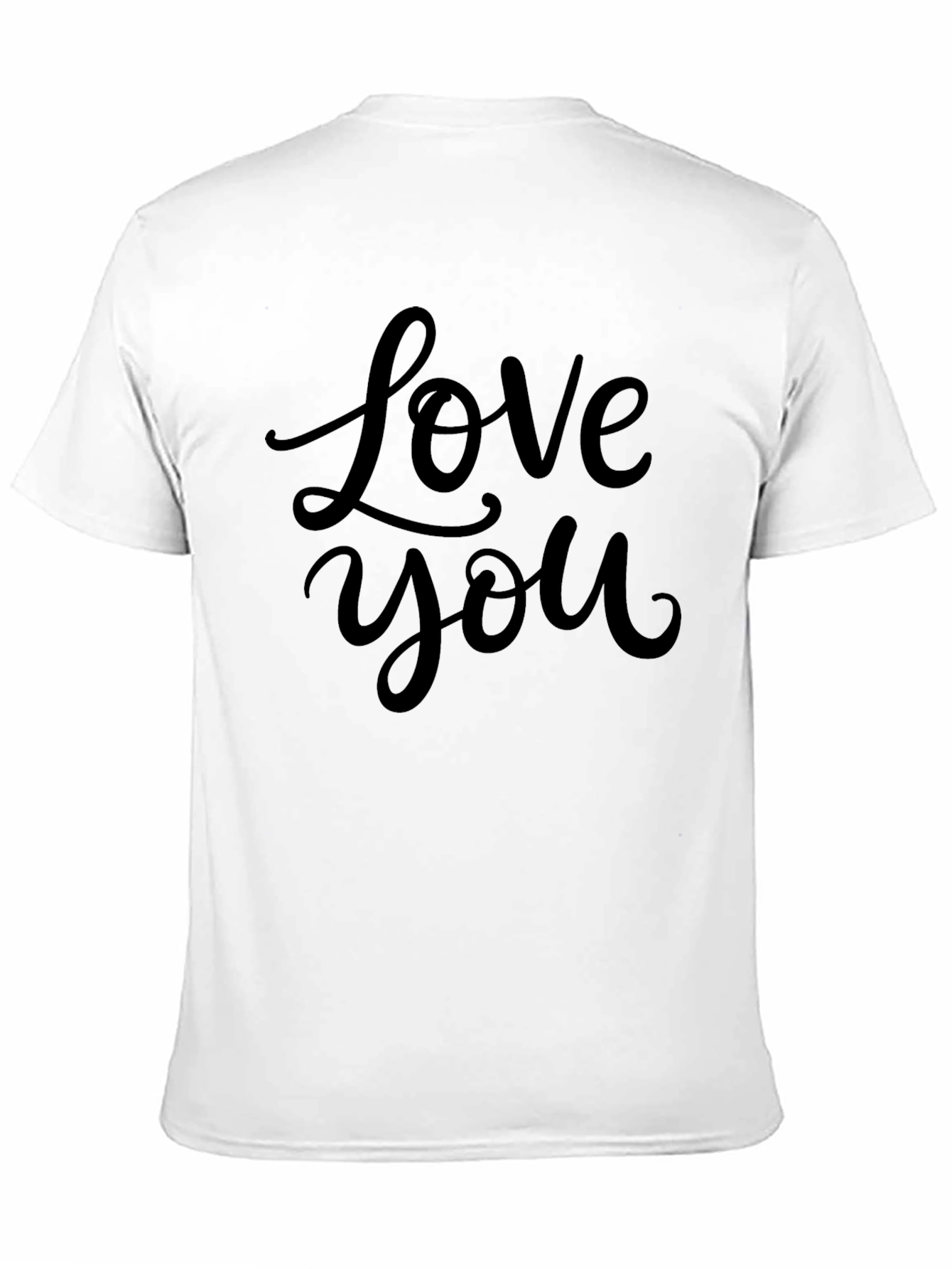Black Love You Black Graphic Tee - Stylish Casual Comfort view 11