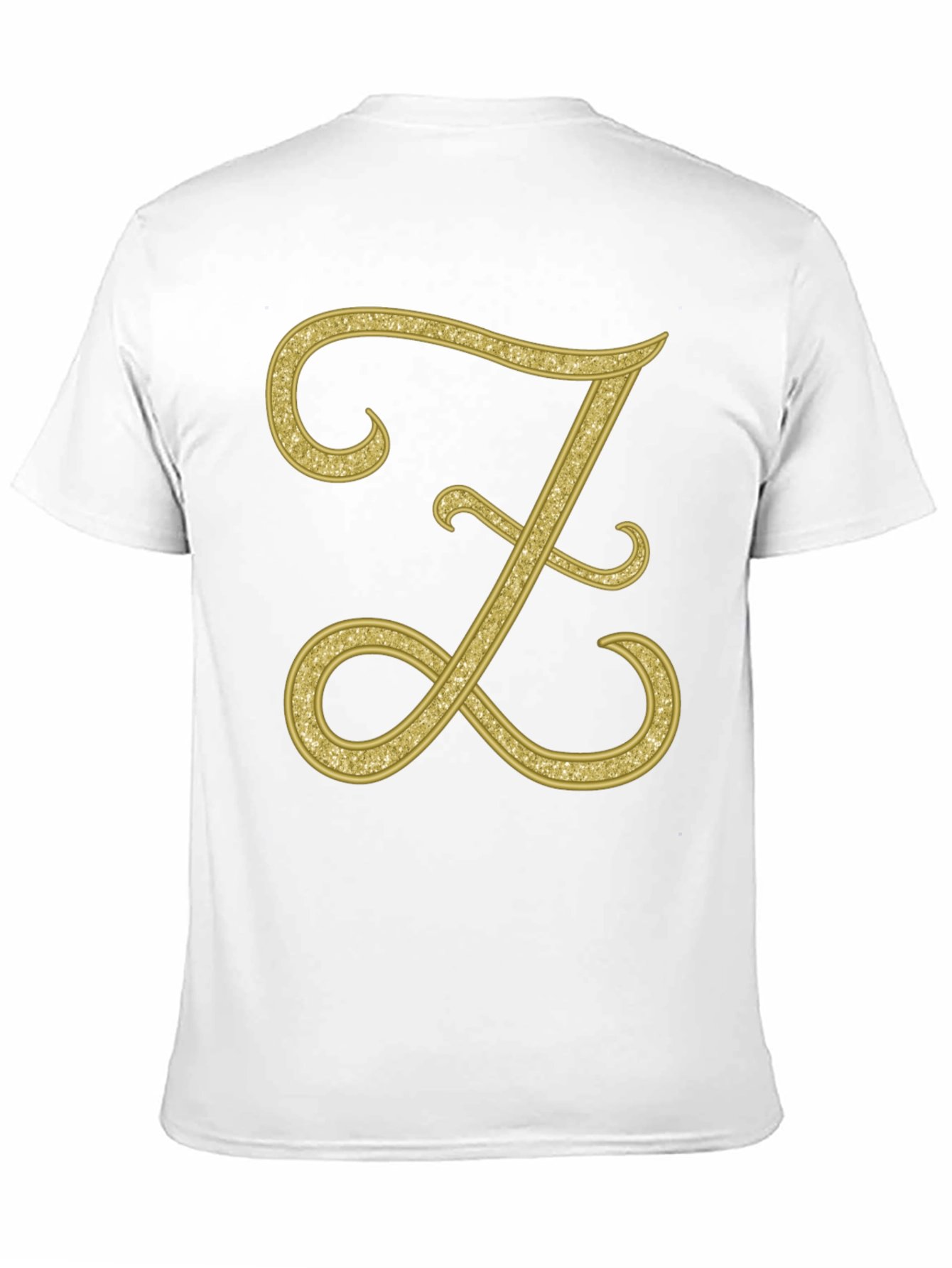 Black Elegant Letter Z T-Shirt - Stylish Initial Tee view 11