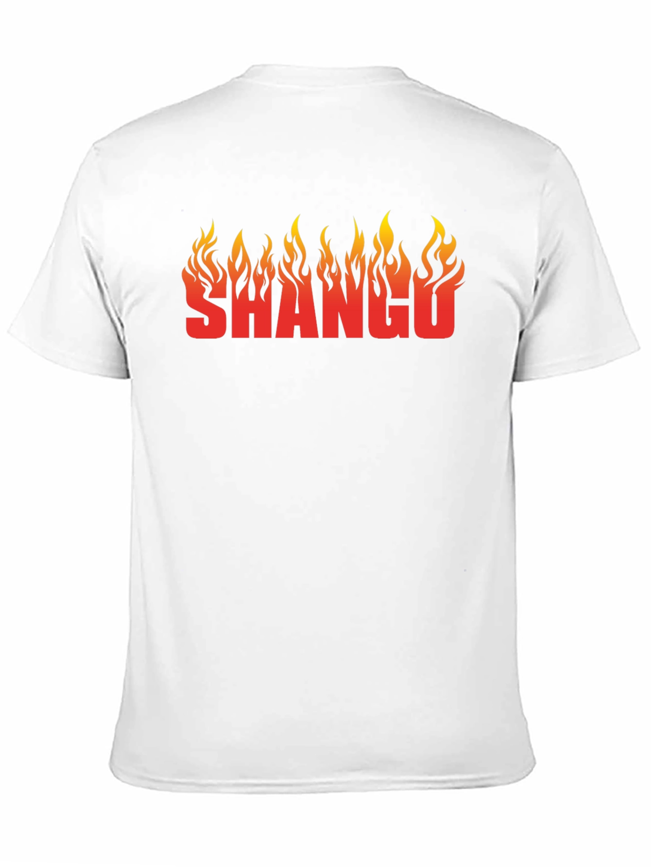 Black Shango Flame Graphic Black T-Shirt view 11