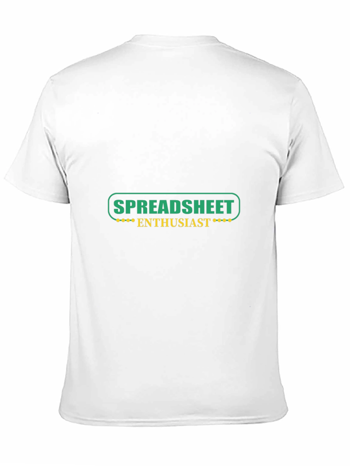 Black Spreadsheet Enthusiast Graphic Tee view 11