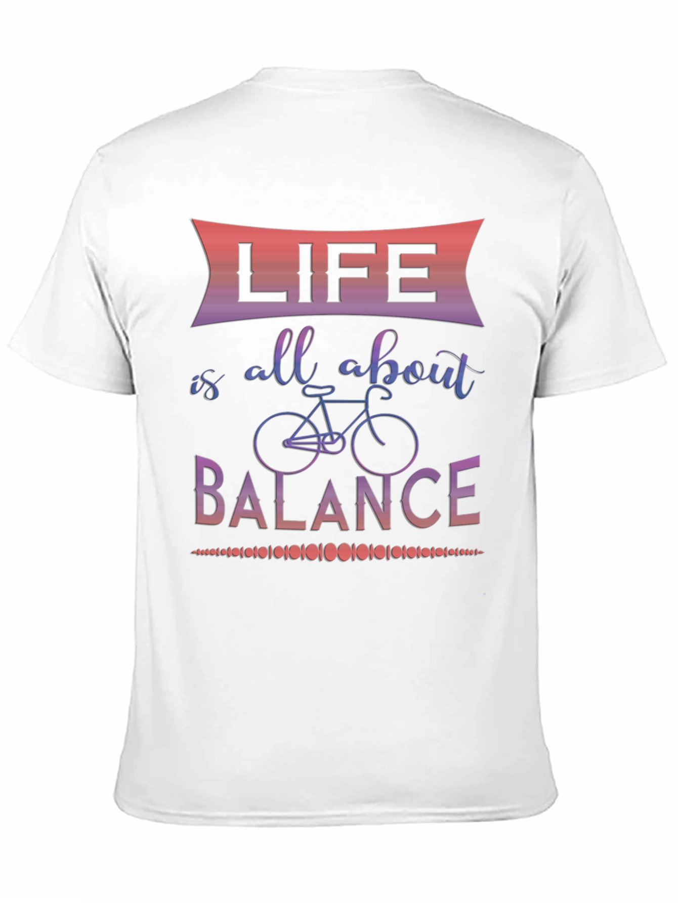 Black Life is all about balance graphic tee view 11