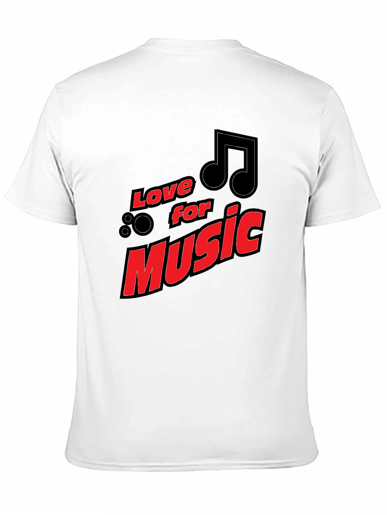 Black Love for Music Black Graphic Tee view 11