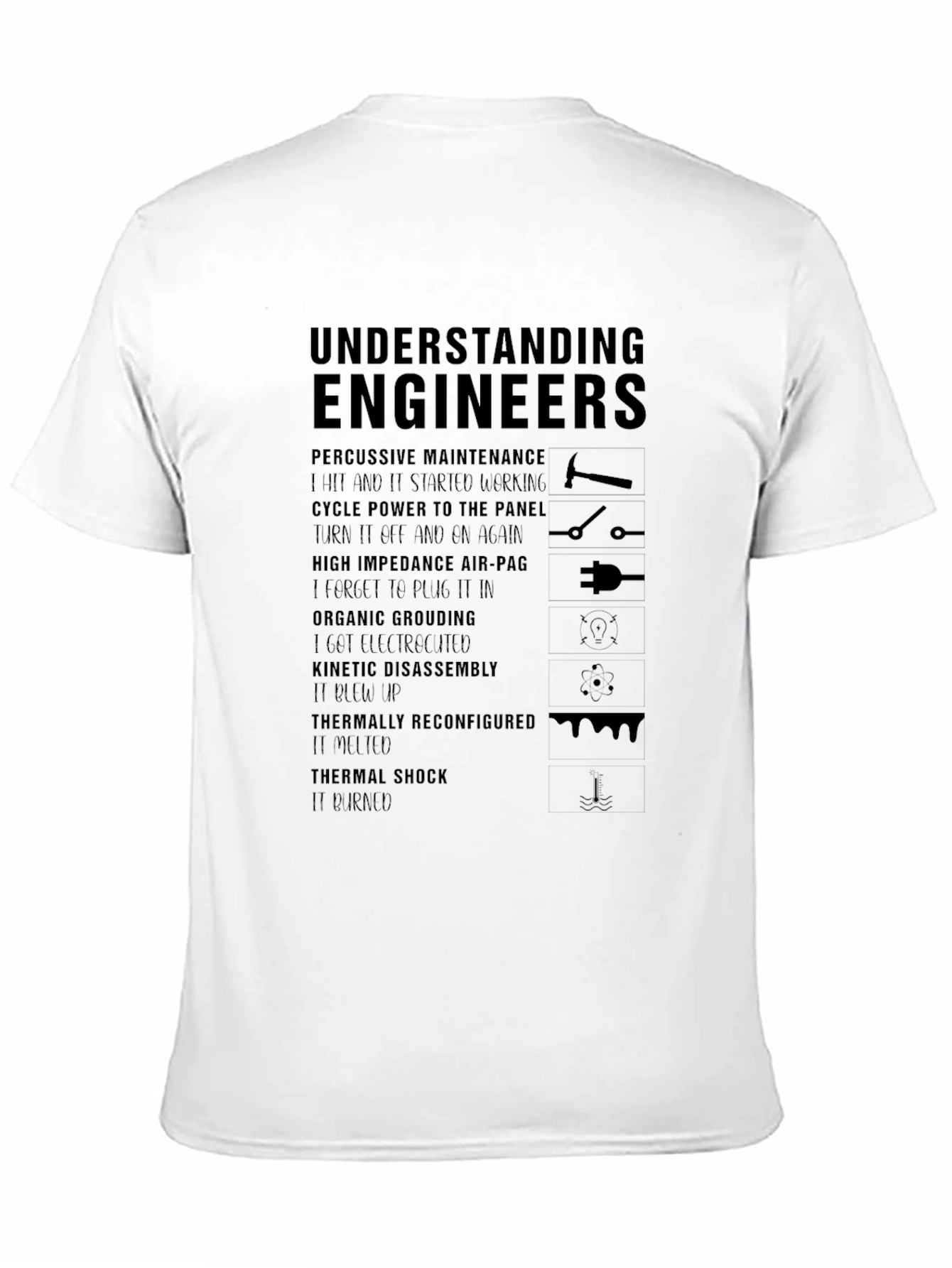 Black Understanding Engineers Black Graphic Tee view 11