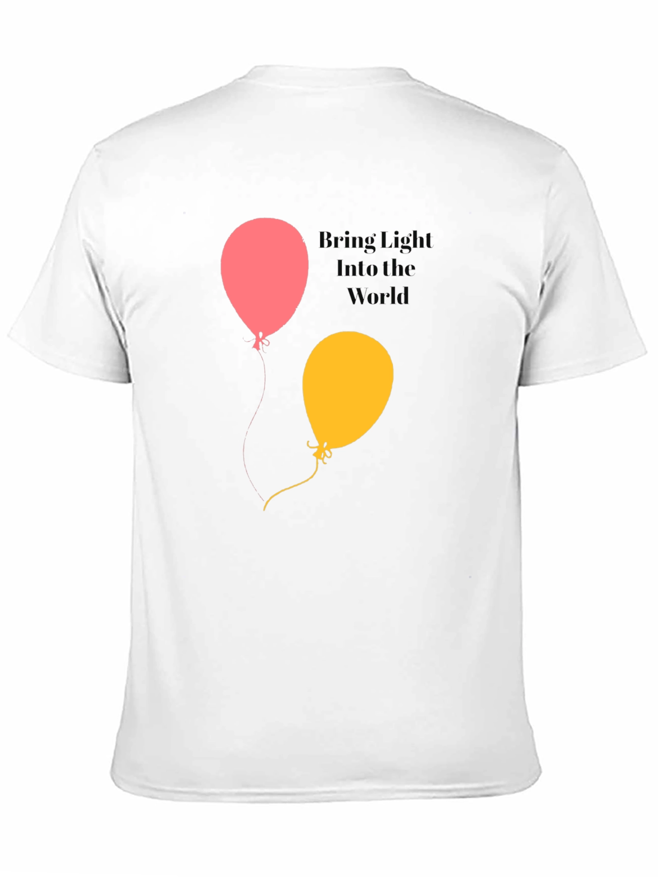 Black Bring Light Into the World Balloon Graphic Tee view 11