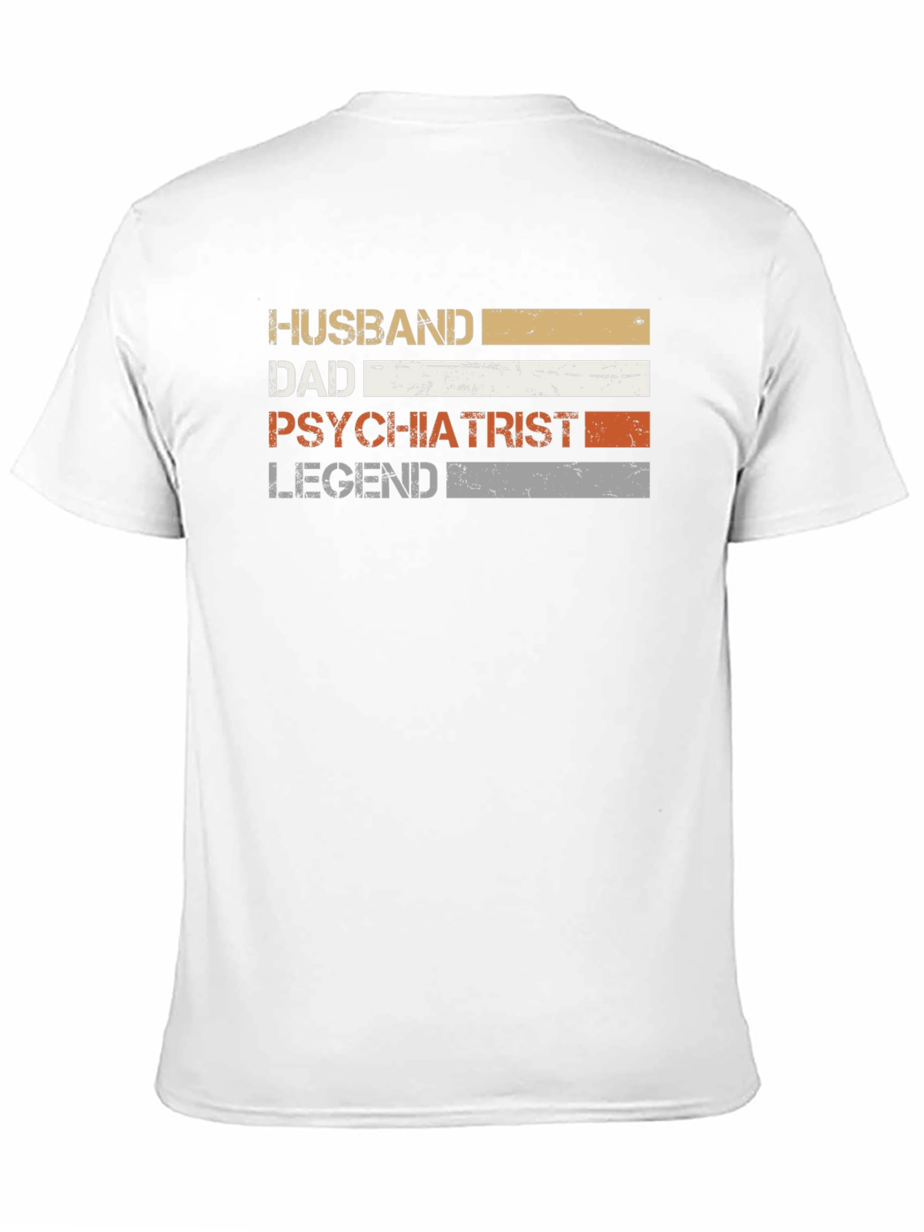 Black Husband Dad Psychiatrist Legend T-Shirt view 11