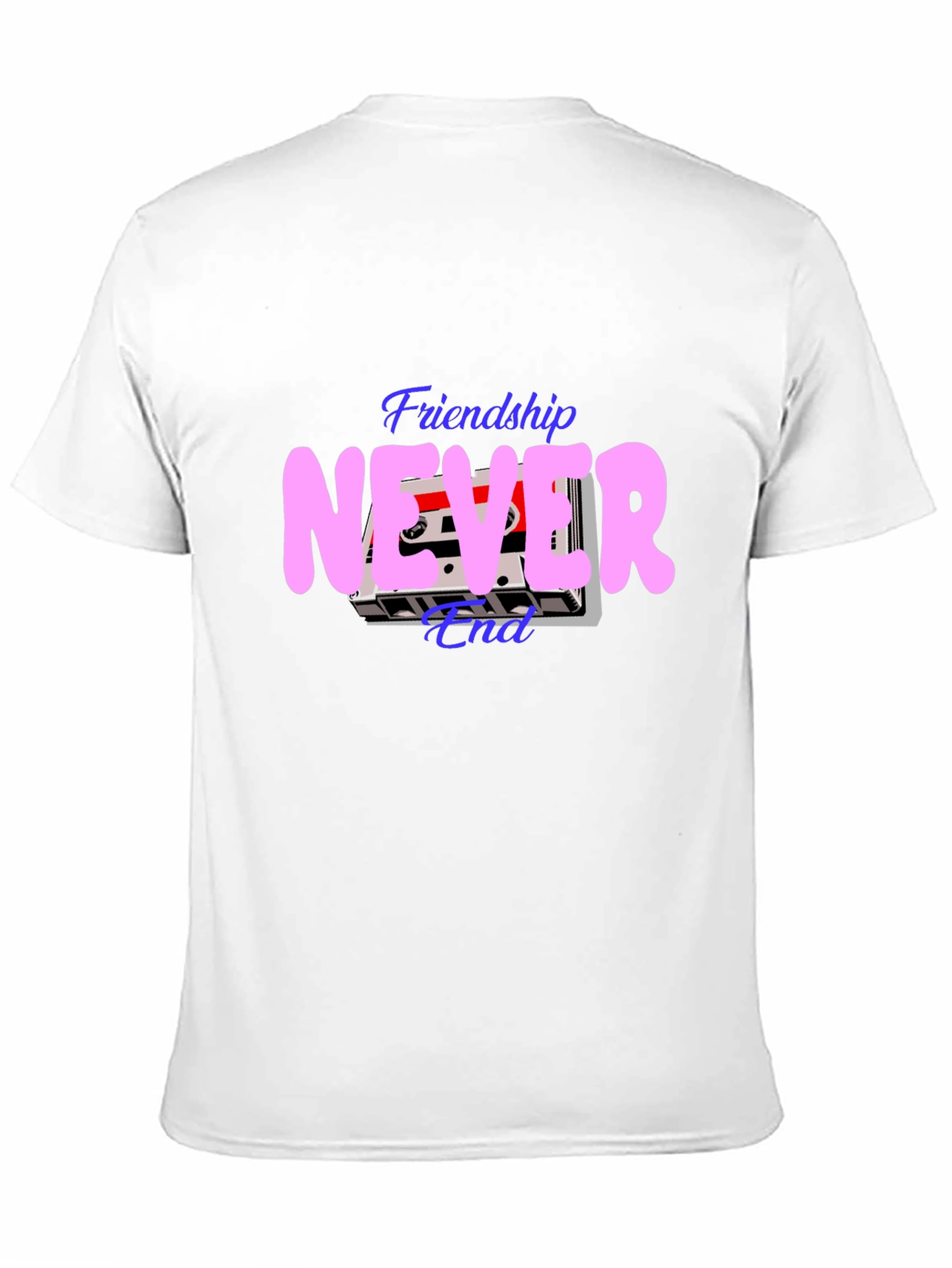 Black Friendship Never End T-Shirt view 11