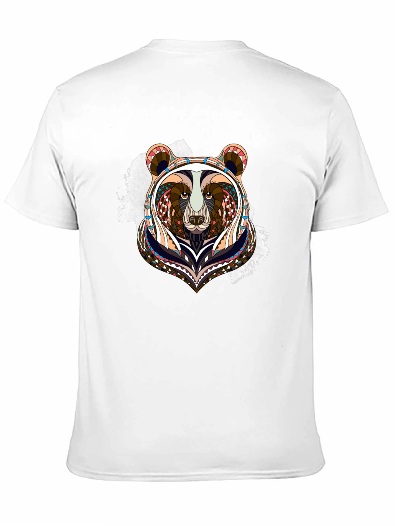 Black Bear Graphic Tee - Unique Tribal Design view 11