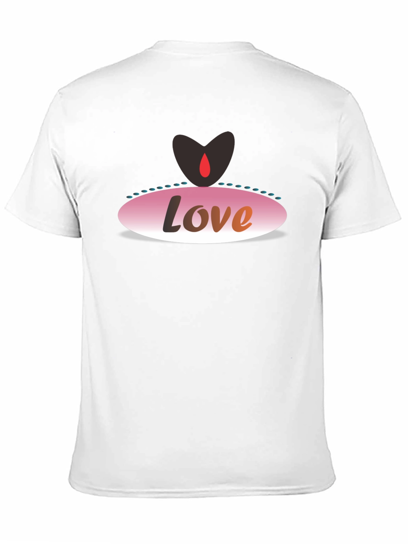 Black Love Graphic Black T-Shirt view 11