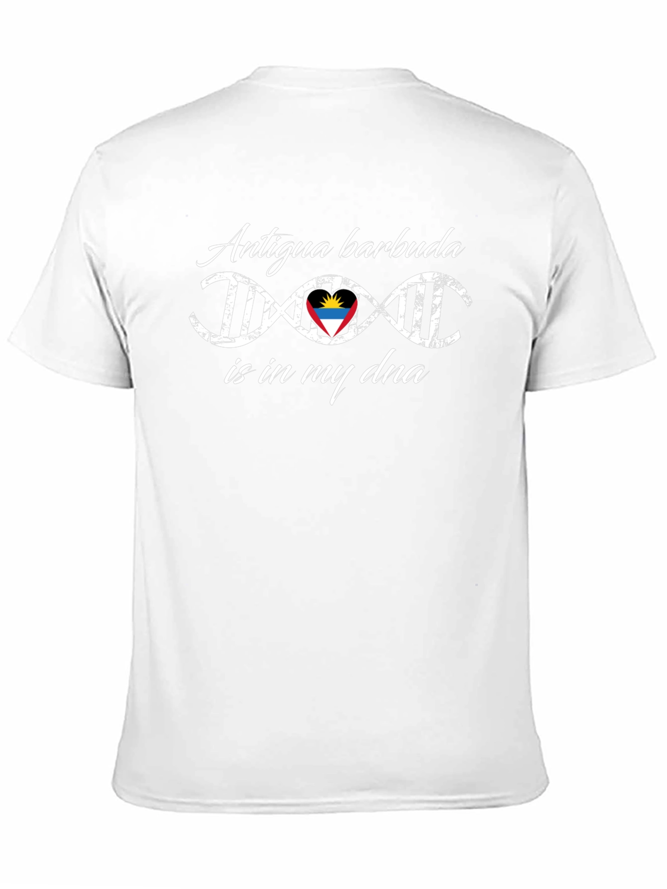 Antigua Barbuda DNA Flag T-Shirt - 11