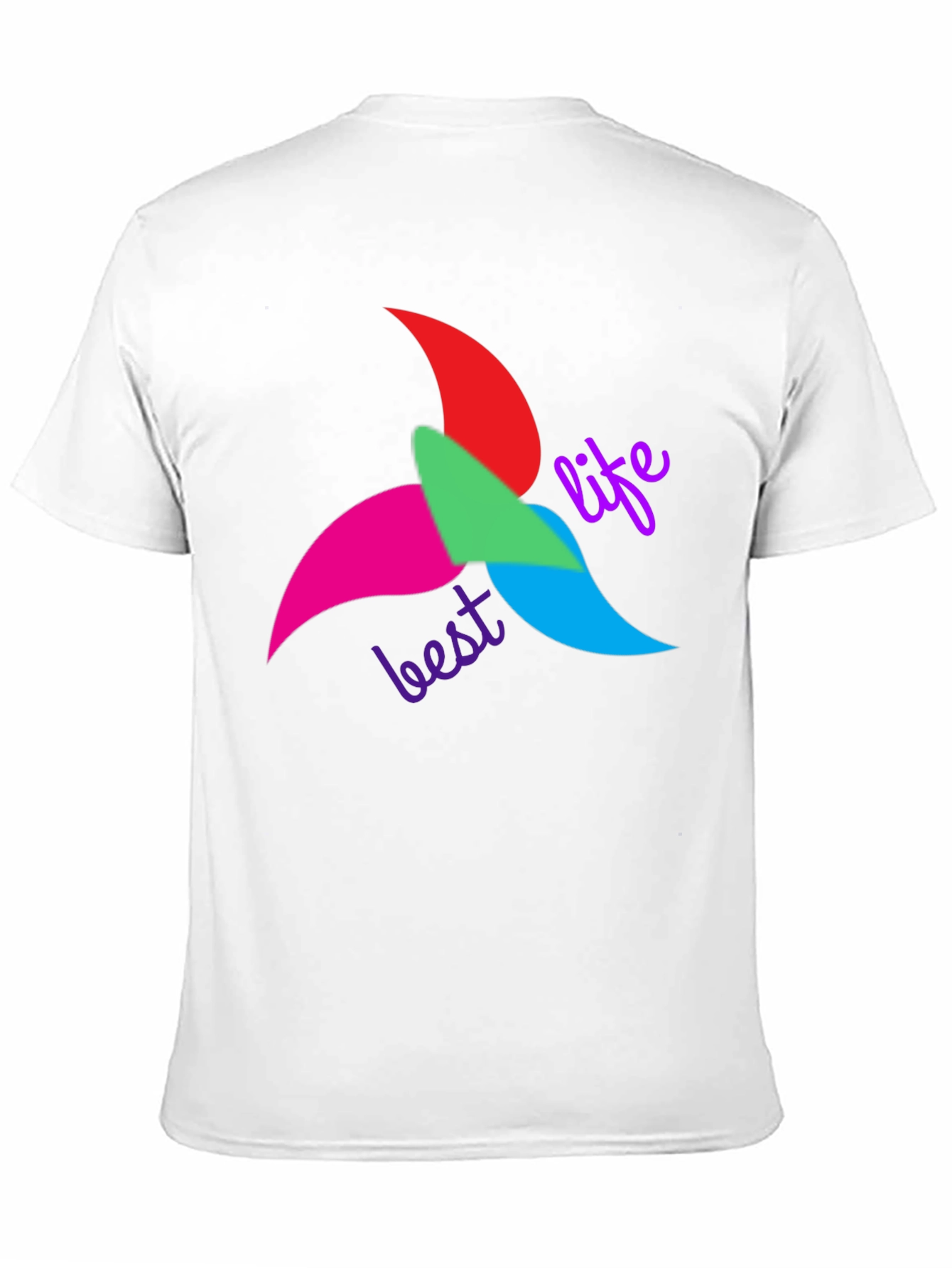 Black Best Life T-Shirt - Colorful Graphic Tee view 11