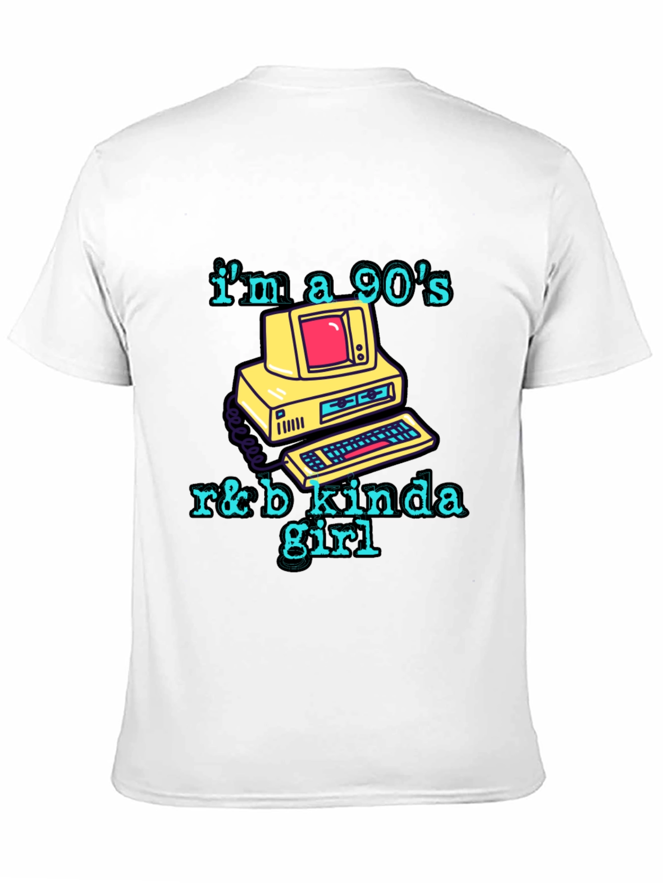 Black Retro 90's R&B Kinda Girl Graphic Tee view 11