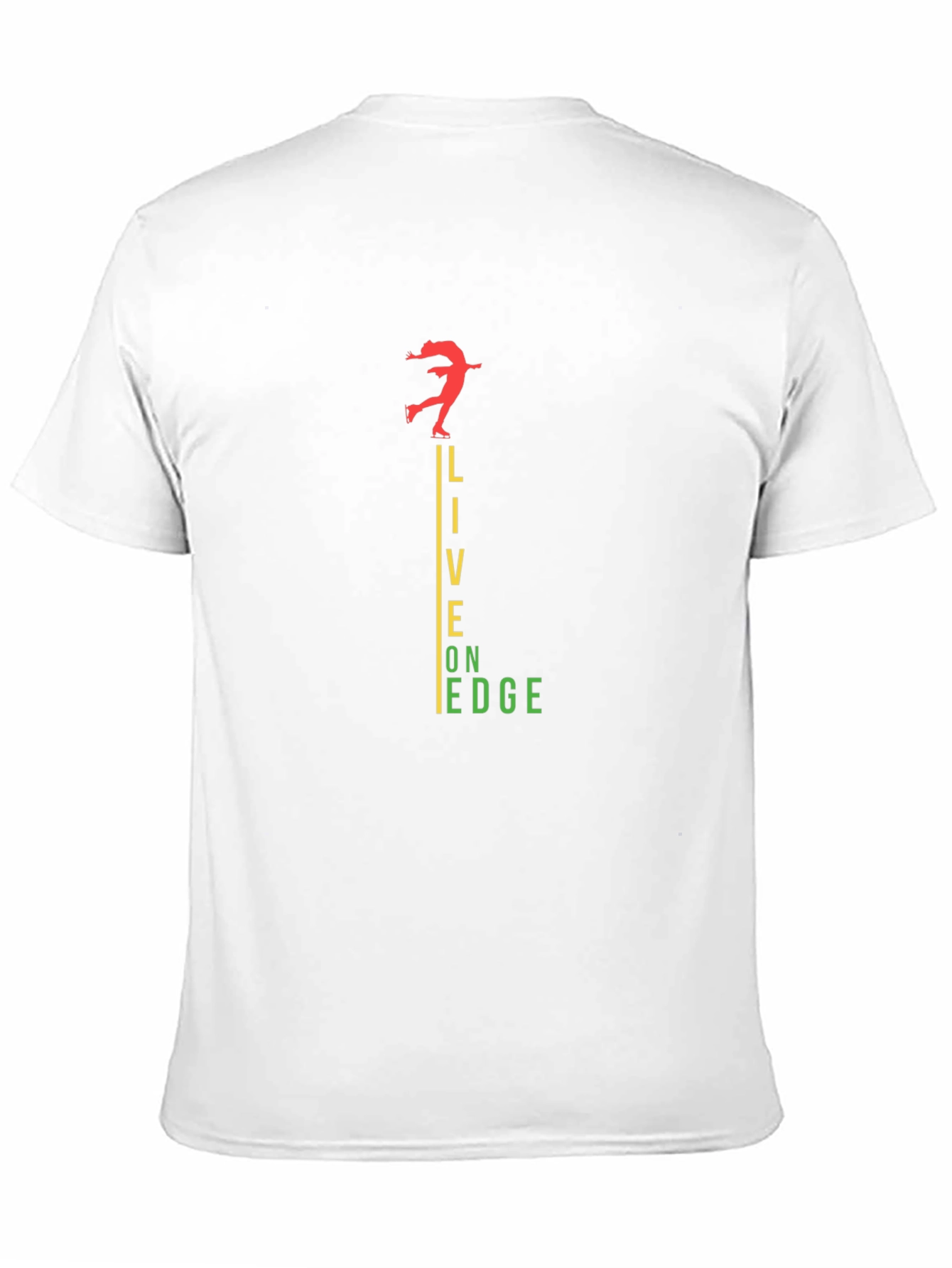 Black Live on Edge T-Shirt: Bold Graphic Tee view 11