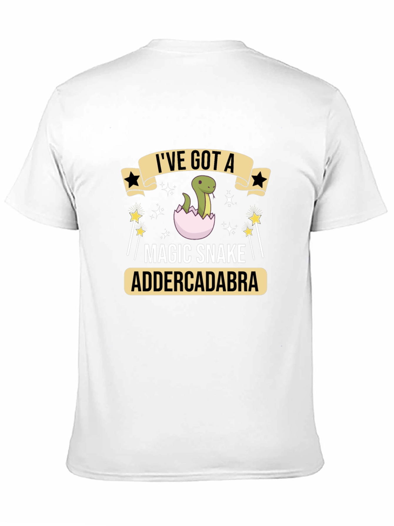 Black Magic Snake T-Shirt - Addercadabra Design view 11
